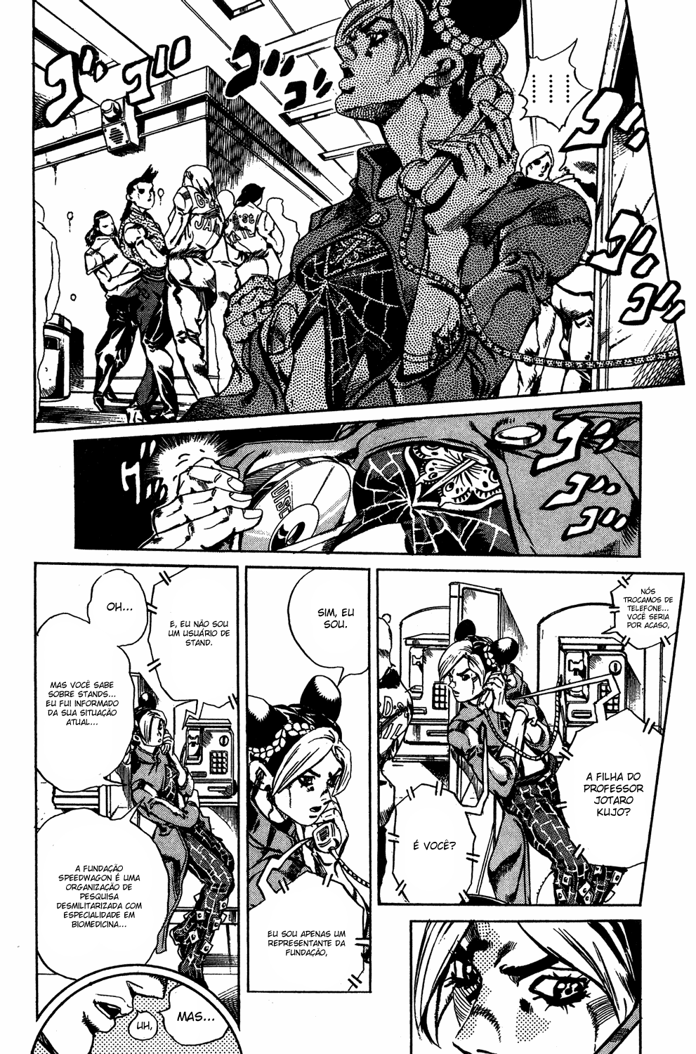 Read JoJo's Bizarre Adventure Part 6  Stone Ocean PT-BR Manga Online