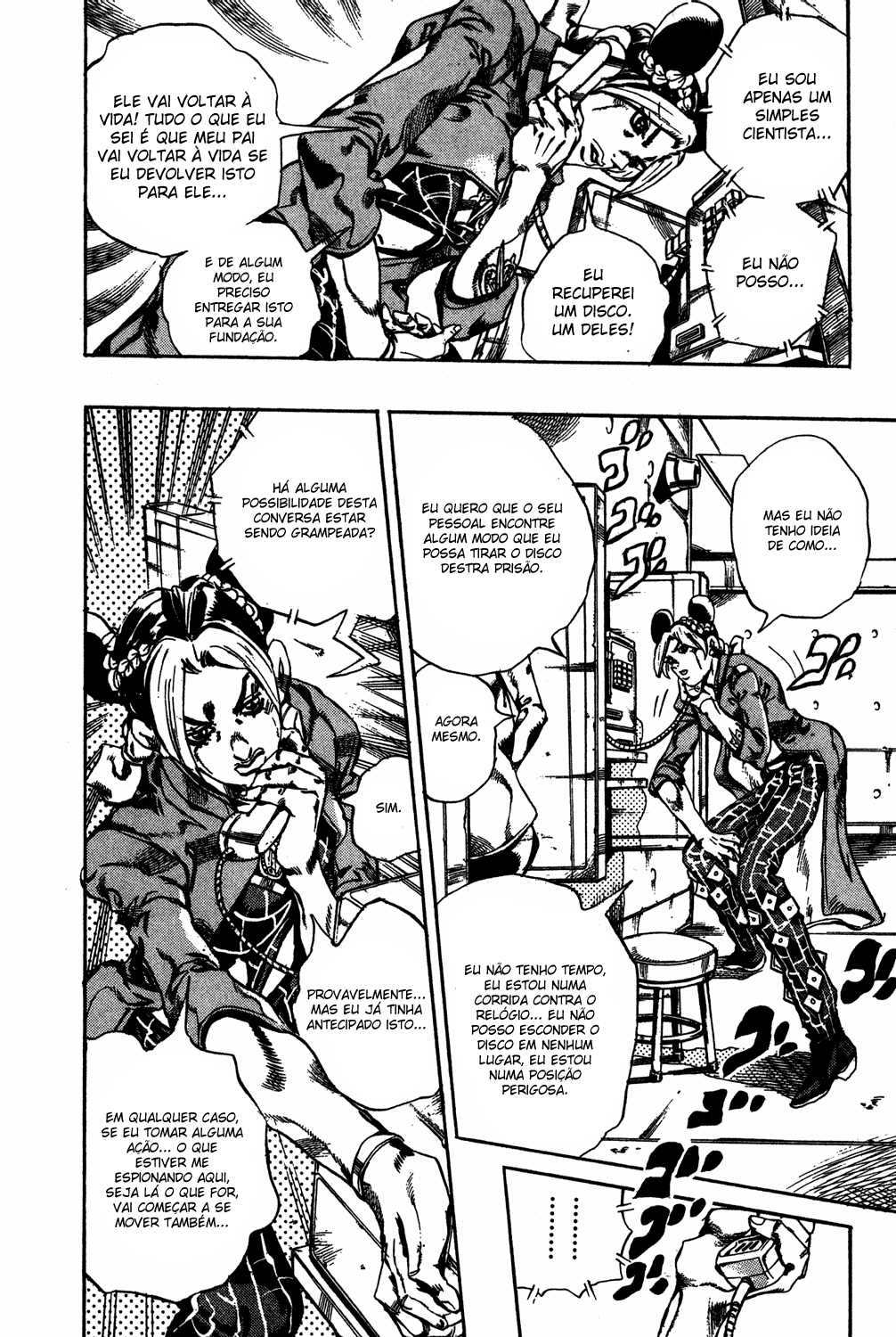 Read JoJo's Bizarre Adventure Part 6  Stone Ocean PT-BR Manga Online