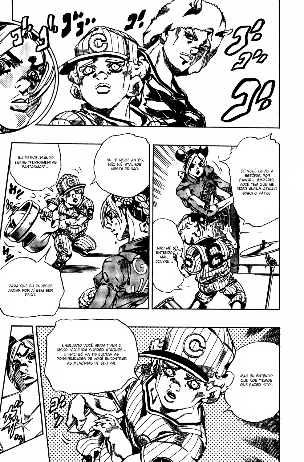 Read JoJo's Bizarre Adventure Part 6  Stone Ocean PT-BR Manga Online