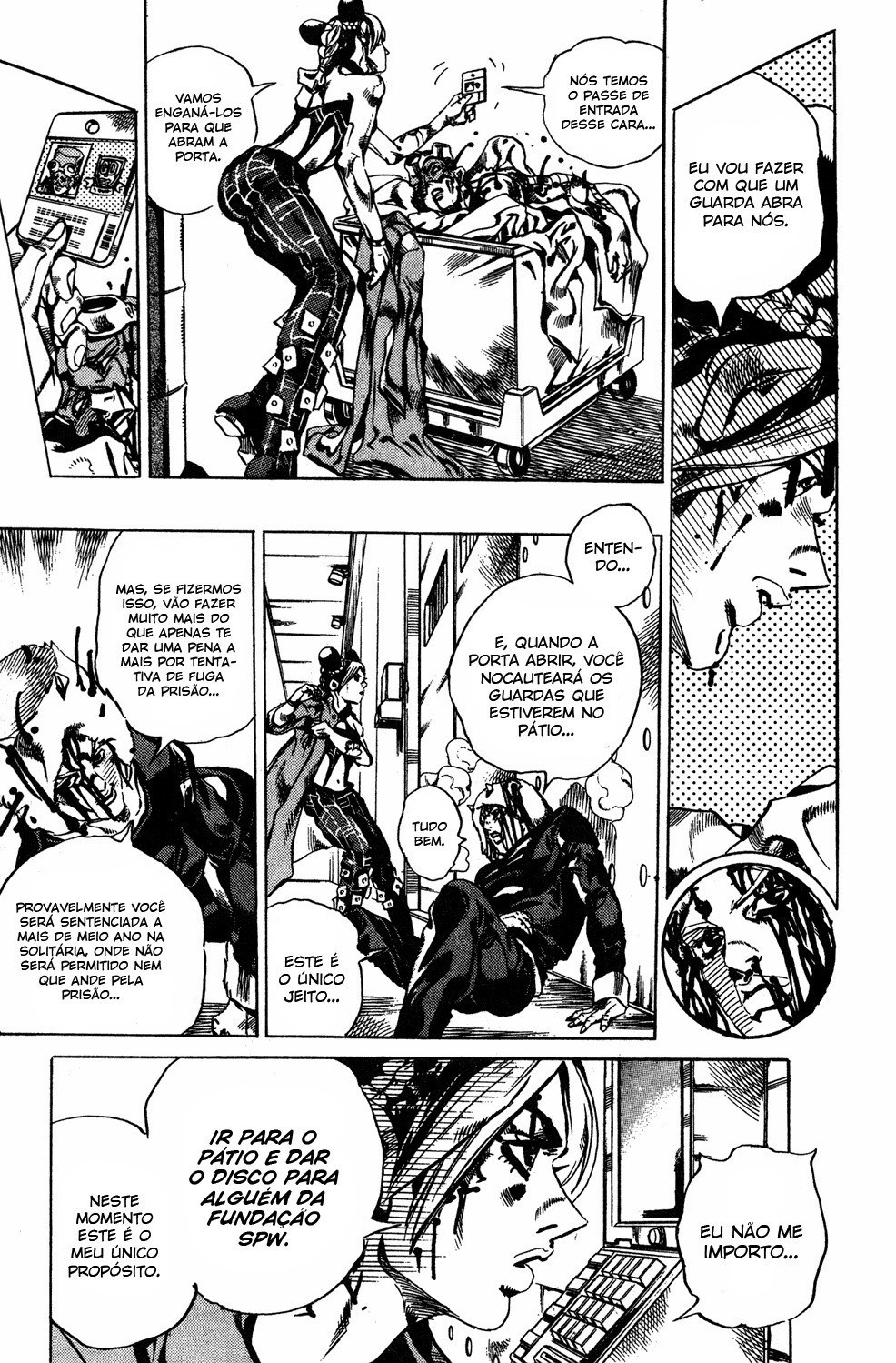 Read JoJo's Bizarre Adventure Part 6  Stone Ocean PT-BR Manga Online