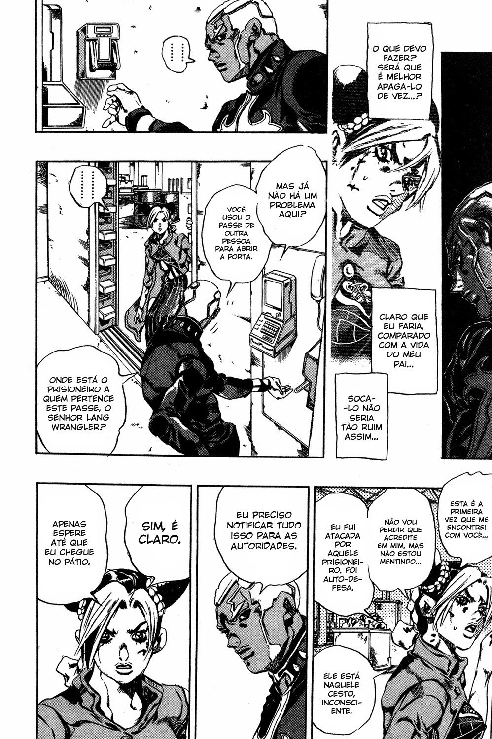Read JoJo's Bizarre Adventure Part 6  Stone Ocean PT-BR Manga Online