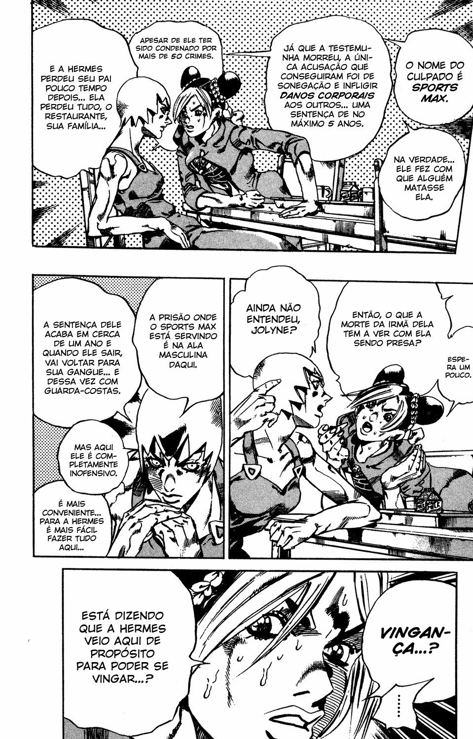 Read JoJo's Bizarre Adventure Part 6  Stone Ocean PT-BR Manga Online