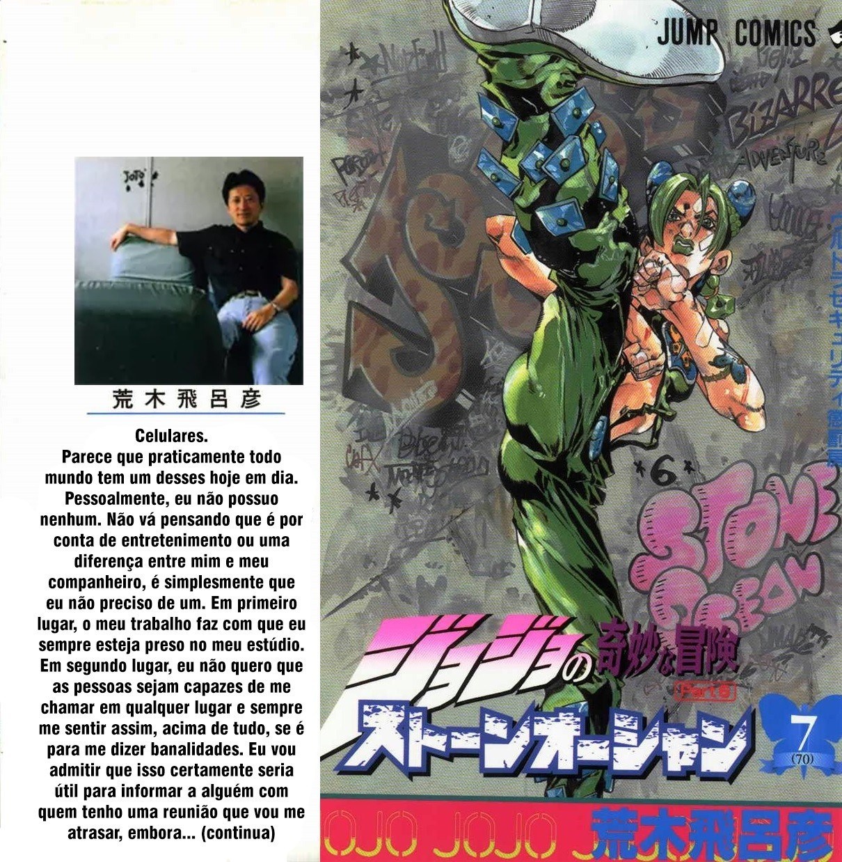 Read JoJo's Bizarre Adventure Part 6  Stone Ocean PT-BR Manga Online