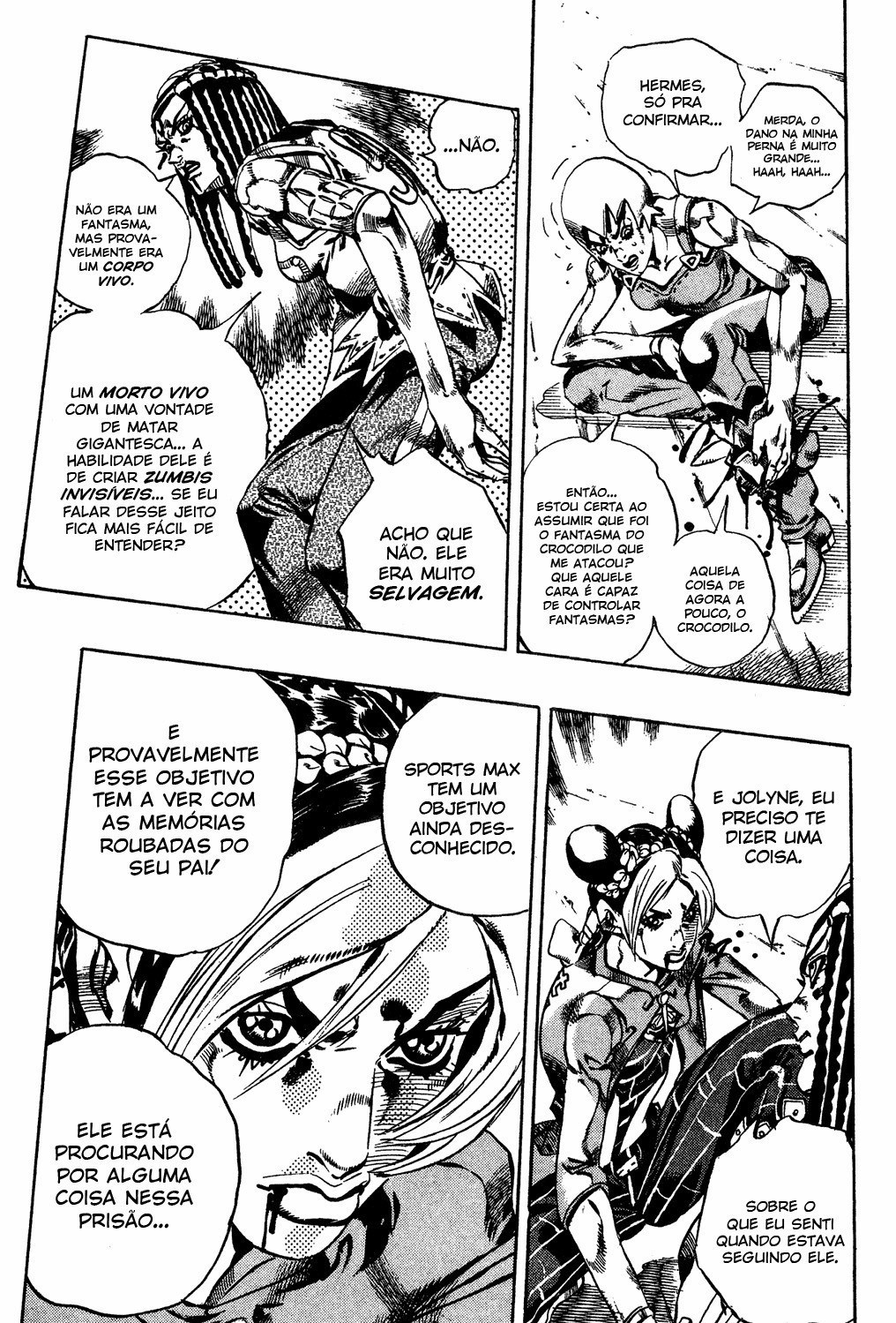 Read JoJo's Bizarre Adventure Part 6  Stone Ocean PT-BR Manga Online
