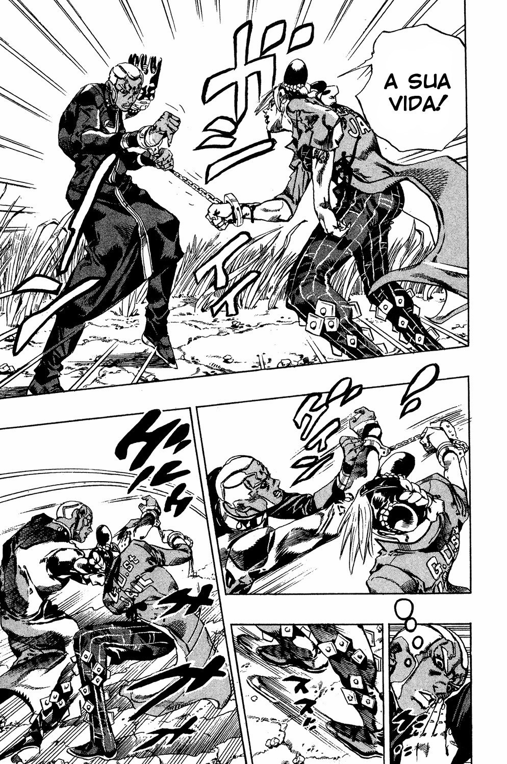 Read JoJo's Bizarre Adventure Part 6  Stone Ocean PT-BR Manga Online