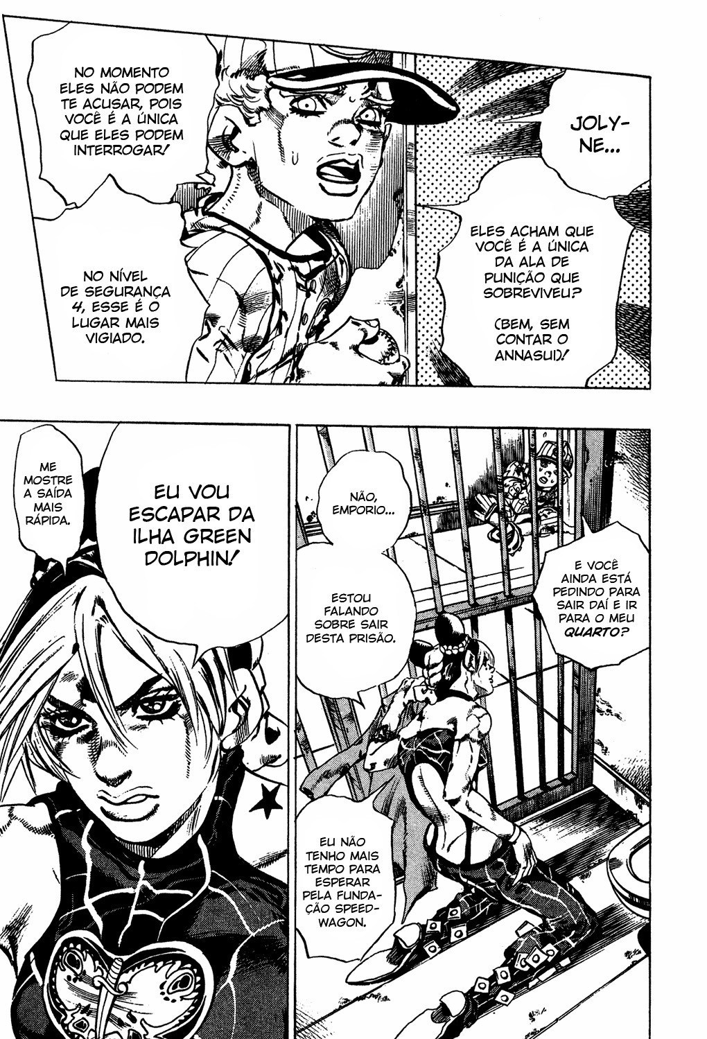 Read JoJo's Bizarre Adventure Part 6  Stone Ocean PT-BR Manga Online