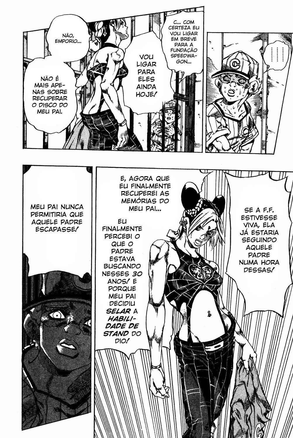 Read JoJo's Bizarre Adventure Part 6  Stone Ocean PT-BR Manga Online