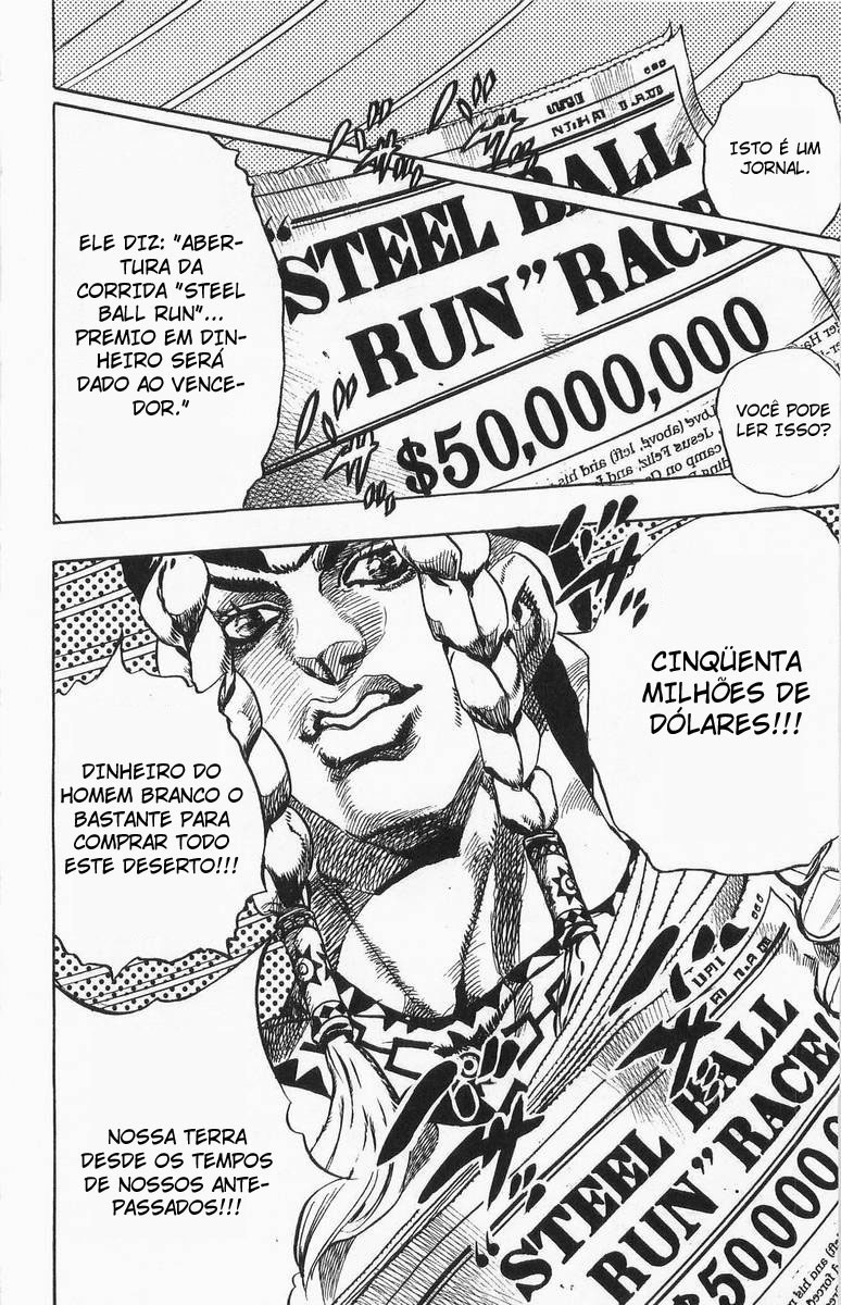 Read JoJo's Bizarre Adventure Part 7  Steel Ball Run PT-BR Manga Online