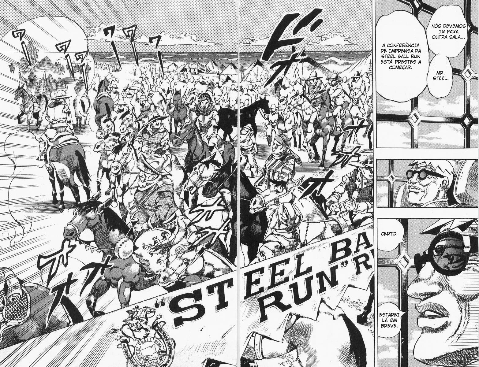 Read JoJo's Bizarre Adventure Part 7  Steel Ball Run PT-BR Manga Online