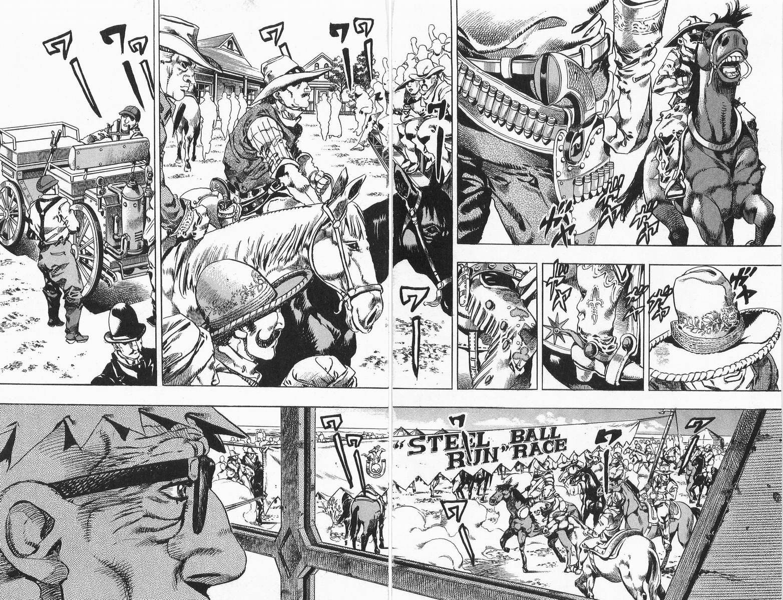 Read JoJo's Bizarre Adventure Part 7  Steel Ball Run PT-BR Manga Online