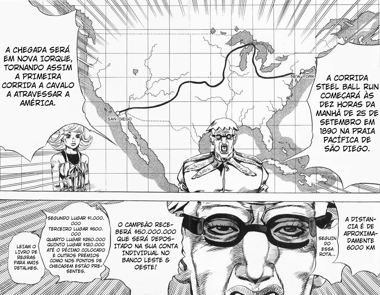 Read JoJo's Bizarre Adventure Part 7  Steel Ball Run PT-BR Manga Online