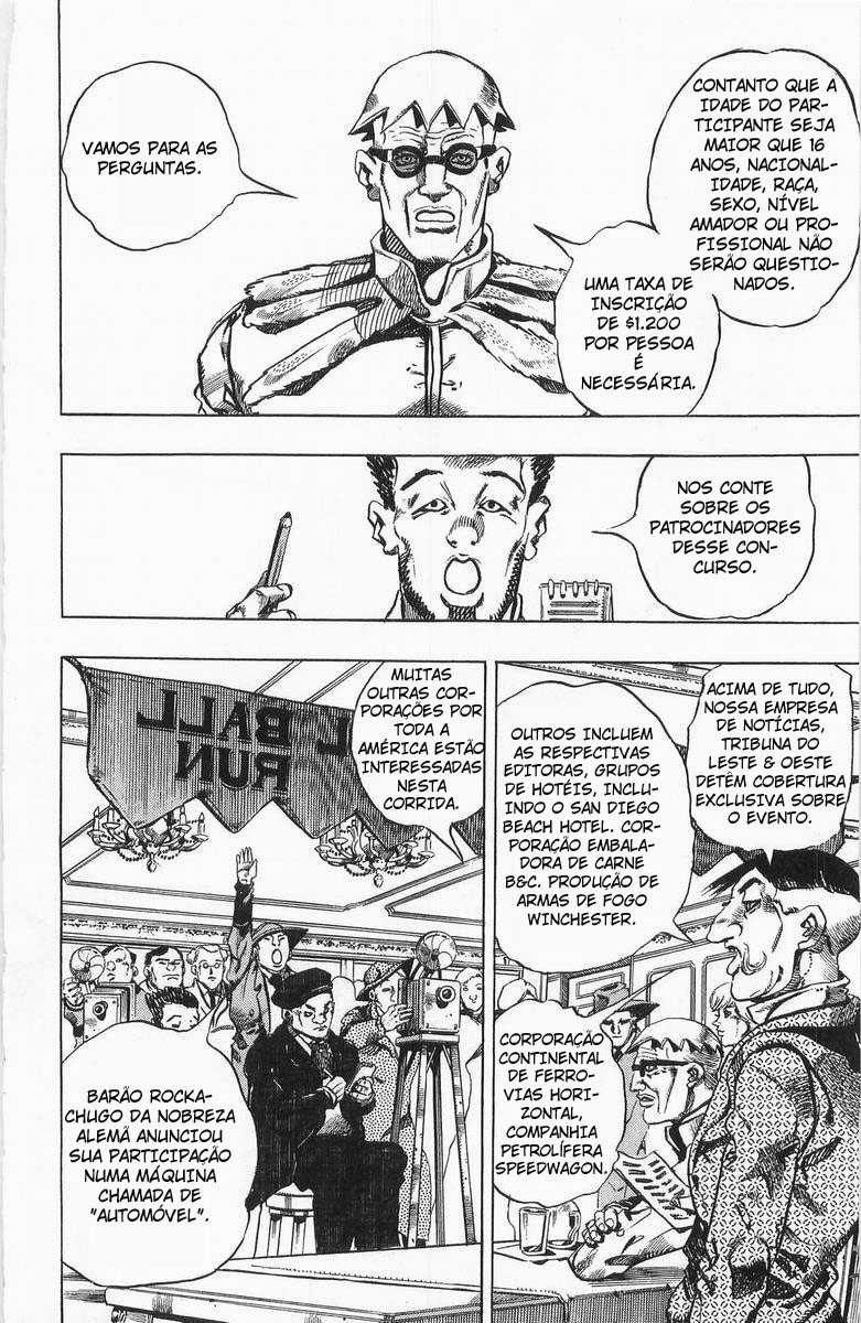 Read JoJo's Bizarre Adventure Part 7  Steel Ball Run PT-BR Manga Online