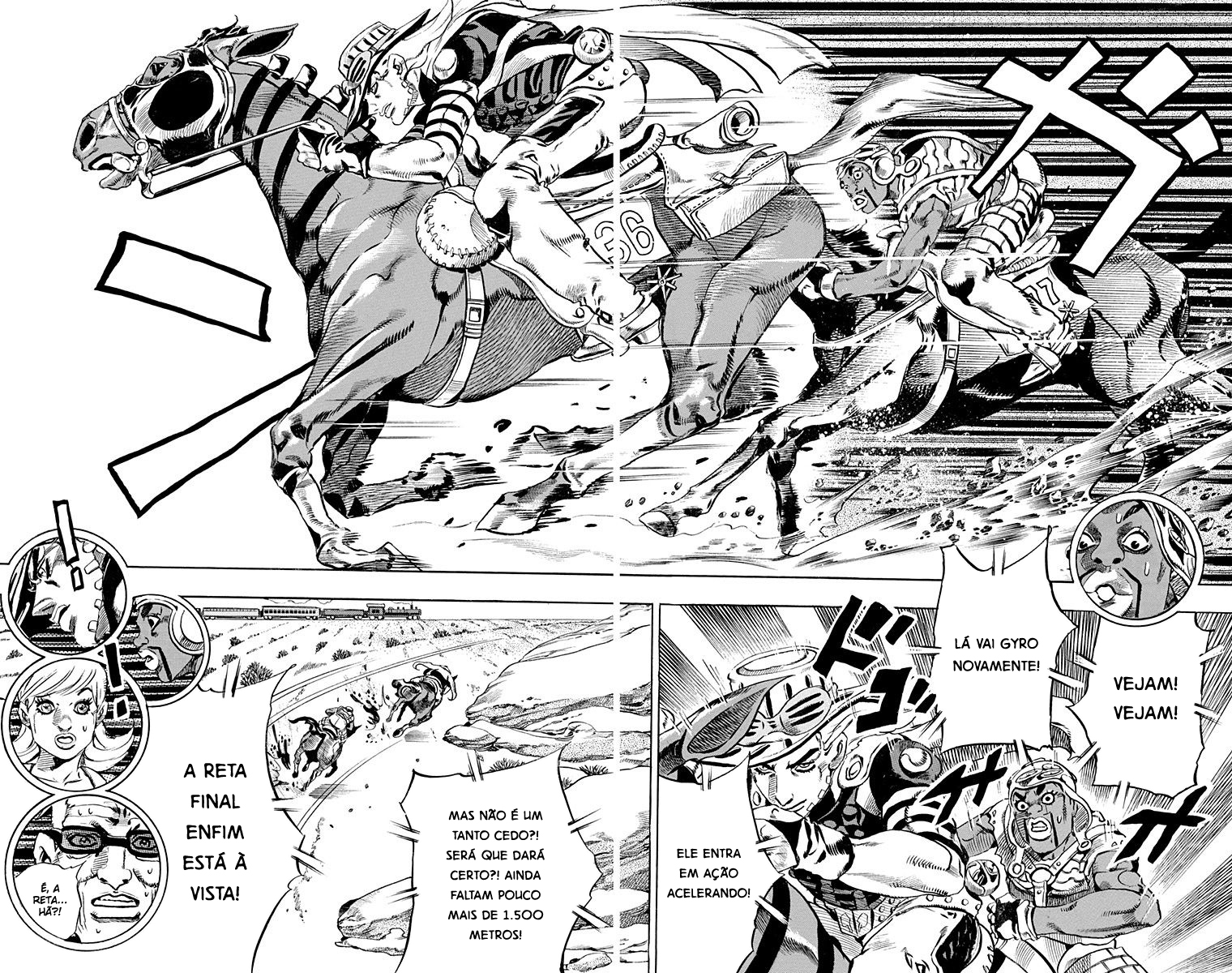 Read JoJo's Bizarre Adventure Part 7  Steel Ball Run PT-BR Manga Online