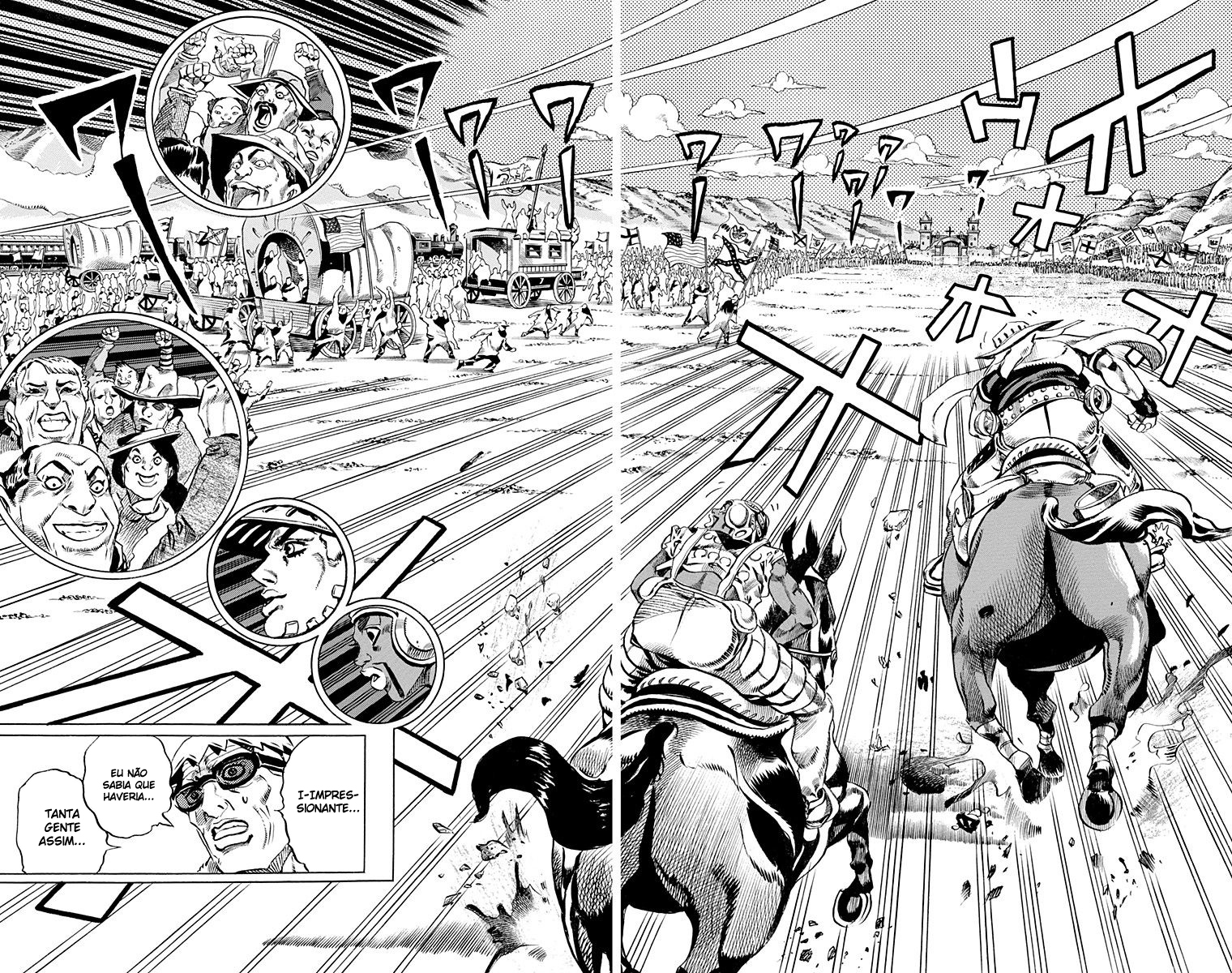 Read JoJo's Bizarre Adventure Part 7  Steel Ball Run PT-BR Manga Online