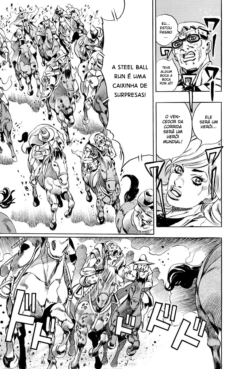 Read JoJo's Bizarre Adventure Part 7  Steel Ball Run PT-BR Manga Online