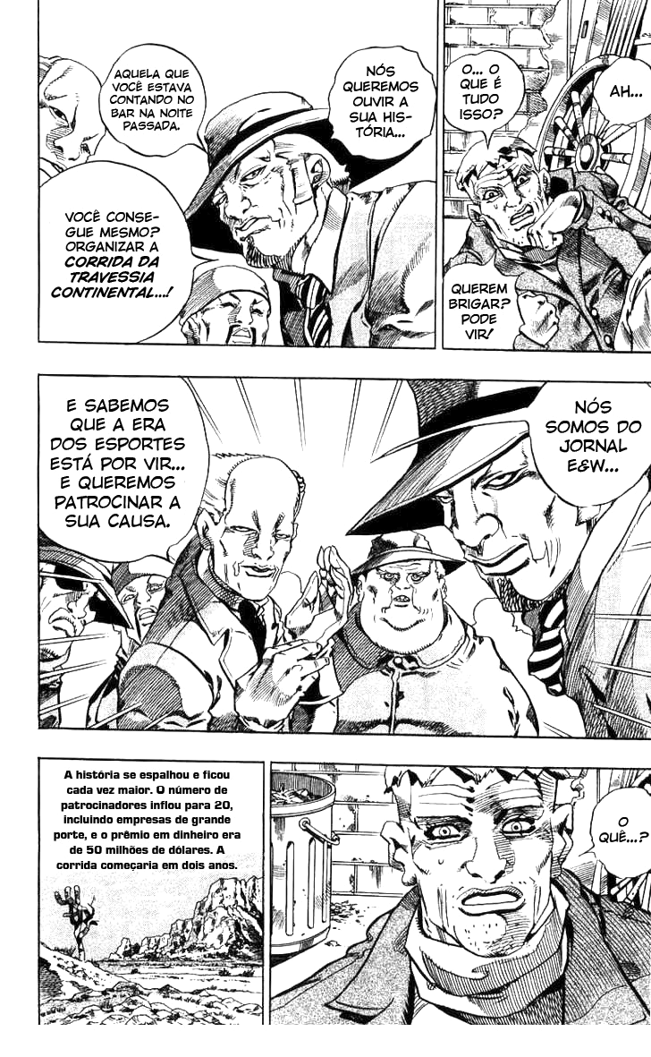 Read JoJo's Bizarre Adventure Part 7  Steel Ball Run PT-BR Manga Online