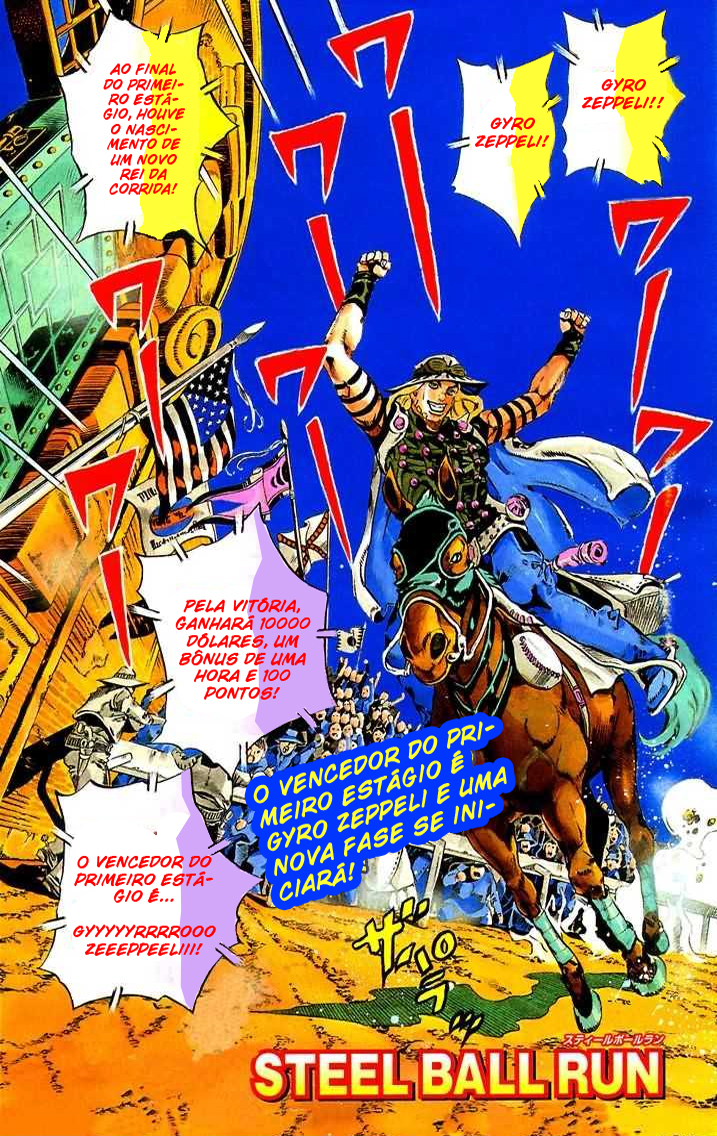 Read JoJo's Bizarre Adventure Part 7  Steel Ball Run PT-BR Manga Online