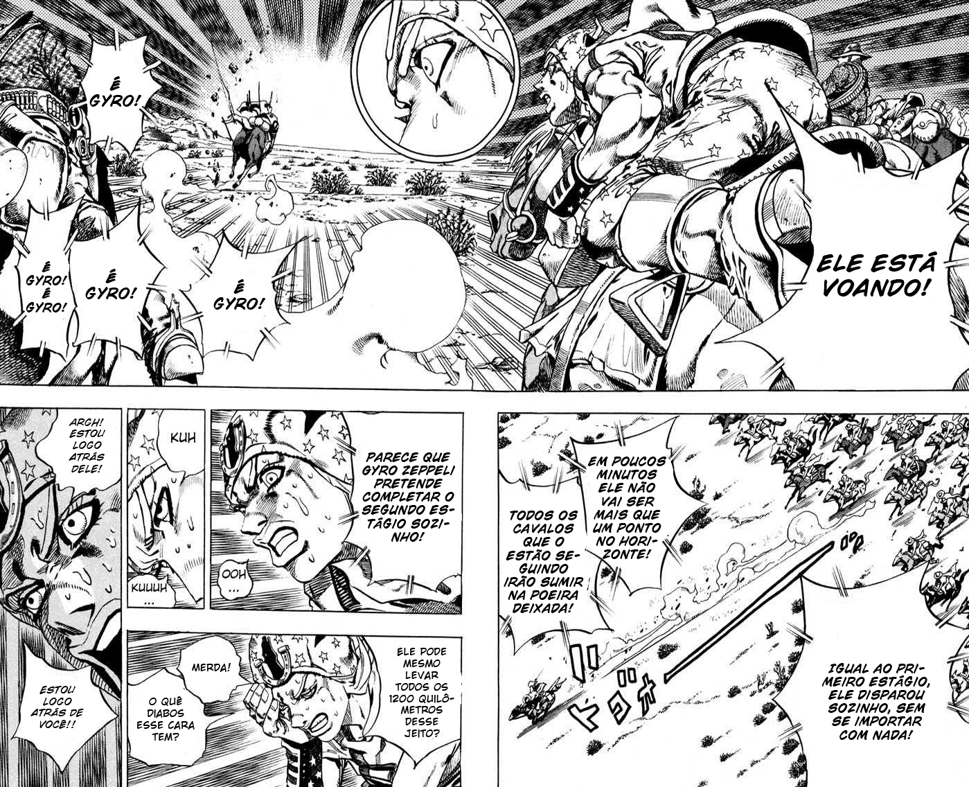 Read JoJo's Bizarre Adventure Part 7  Steel Ball Run PT-BR Manga Online