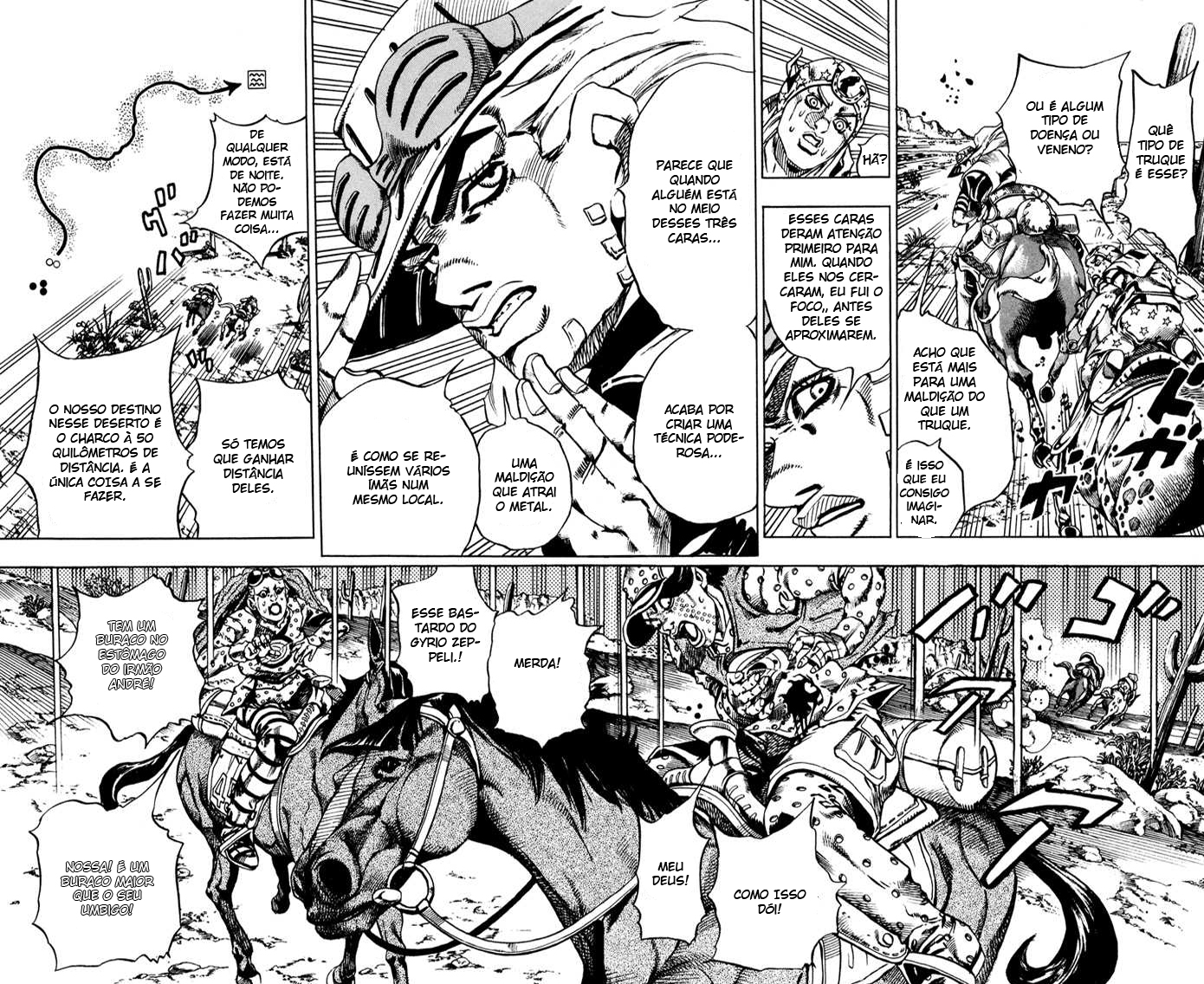 Read JoJo's Bizarre Adventure Part 7  Steel Ball Run PT-BR Manga Online
