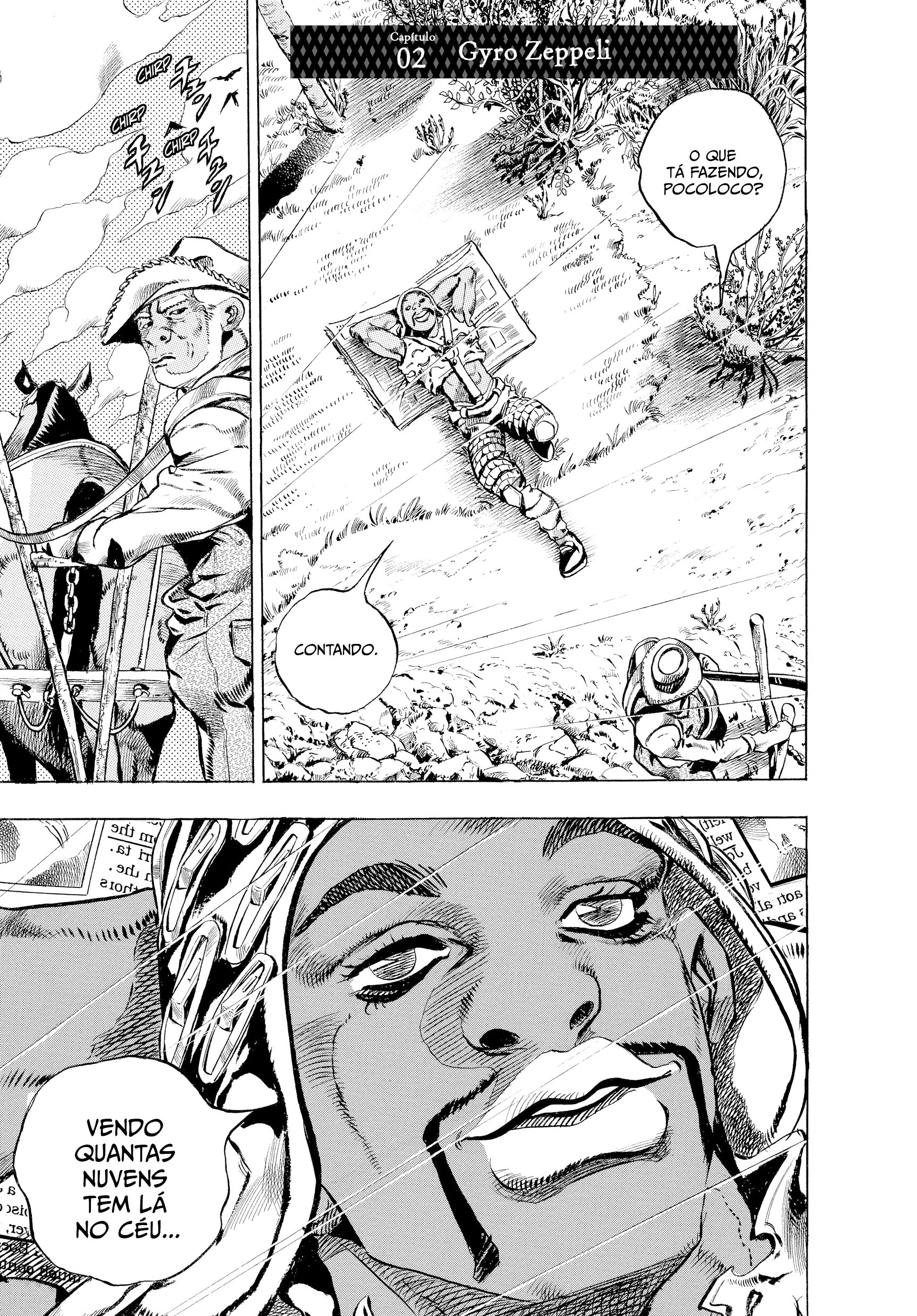 Read JoJo's Bizarre Adventure Part 7  Steel Ball Run PT-BR Manga Online