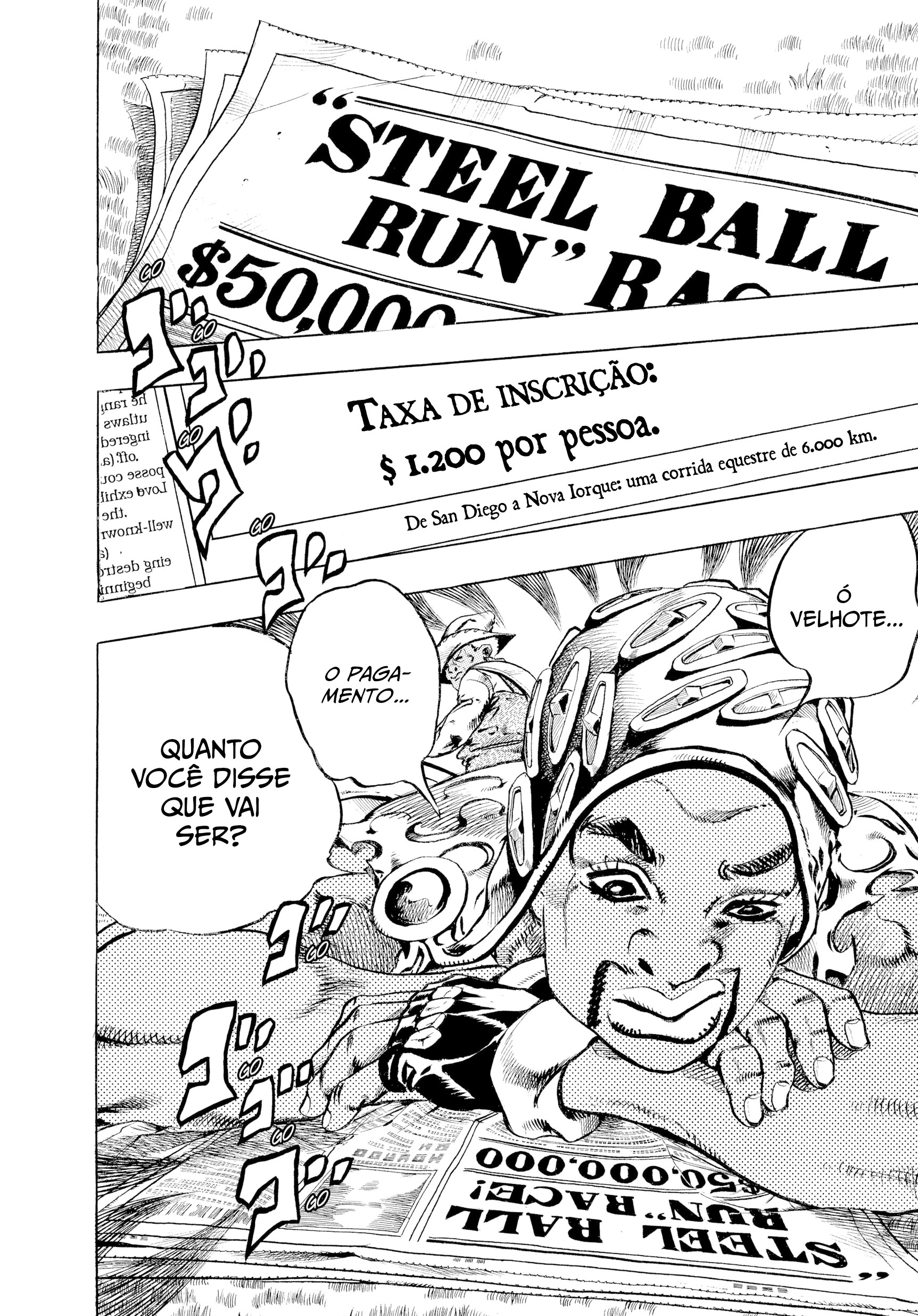 Read JoJo's Bizarre Adventure Part 7  Steel Ball Run PT-BR Manga Online