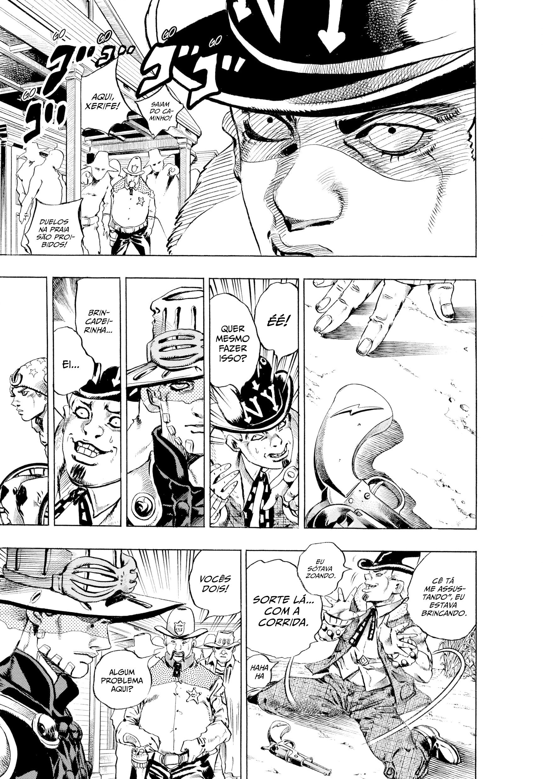 Read JoJo's Bizarre Adventure Part 7  Steel Ball Run PT-BR Manga Online