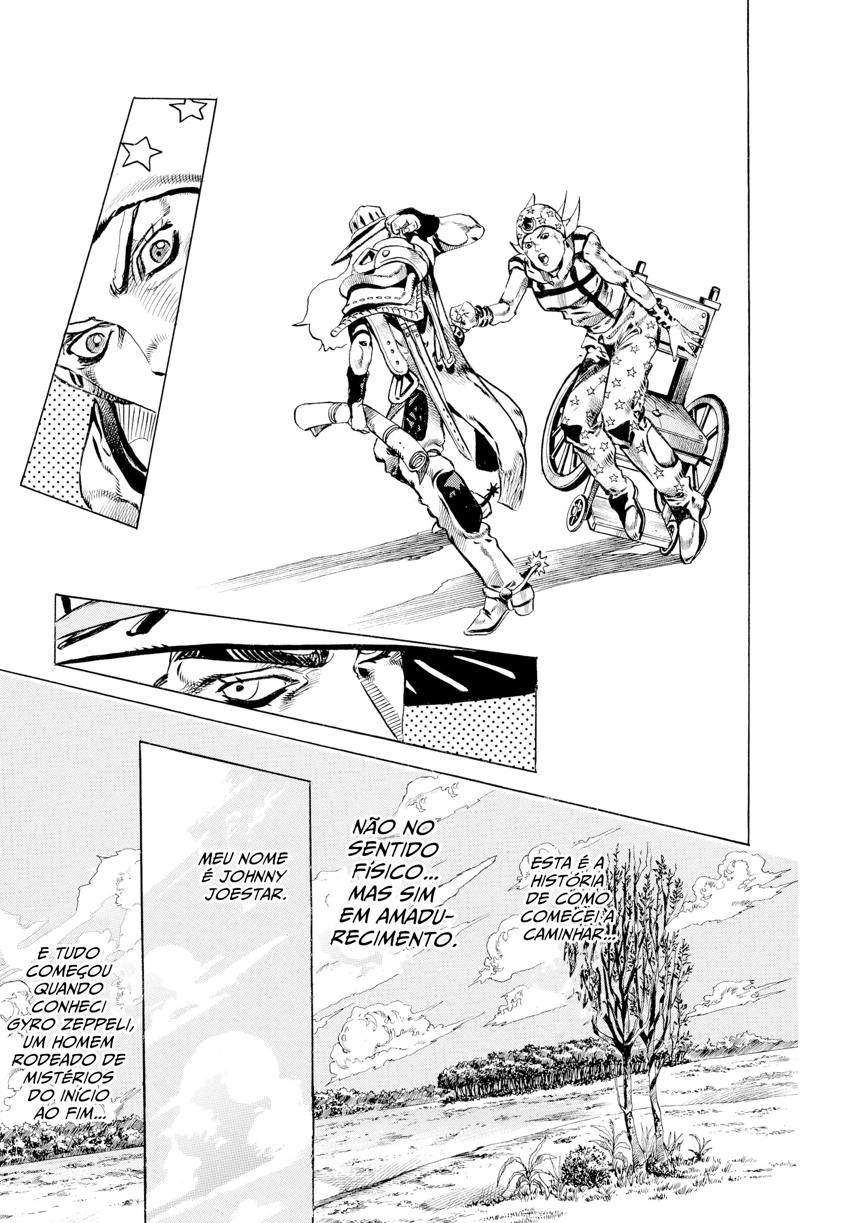 Read JoJo's Bizarre Adventure Part 7  Steel Ball Run PT-BR Manga Online