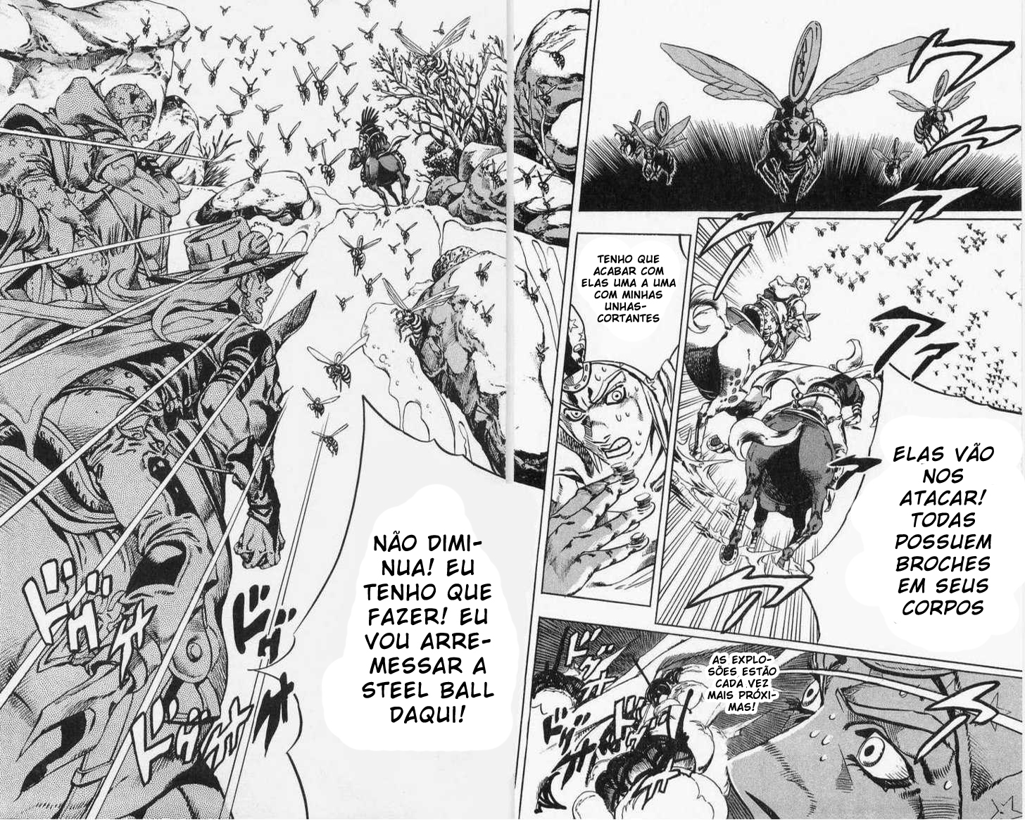 Read JoJo's Bizarre Adventure Part 7  Steel Ball Run PT-BR Manga Online