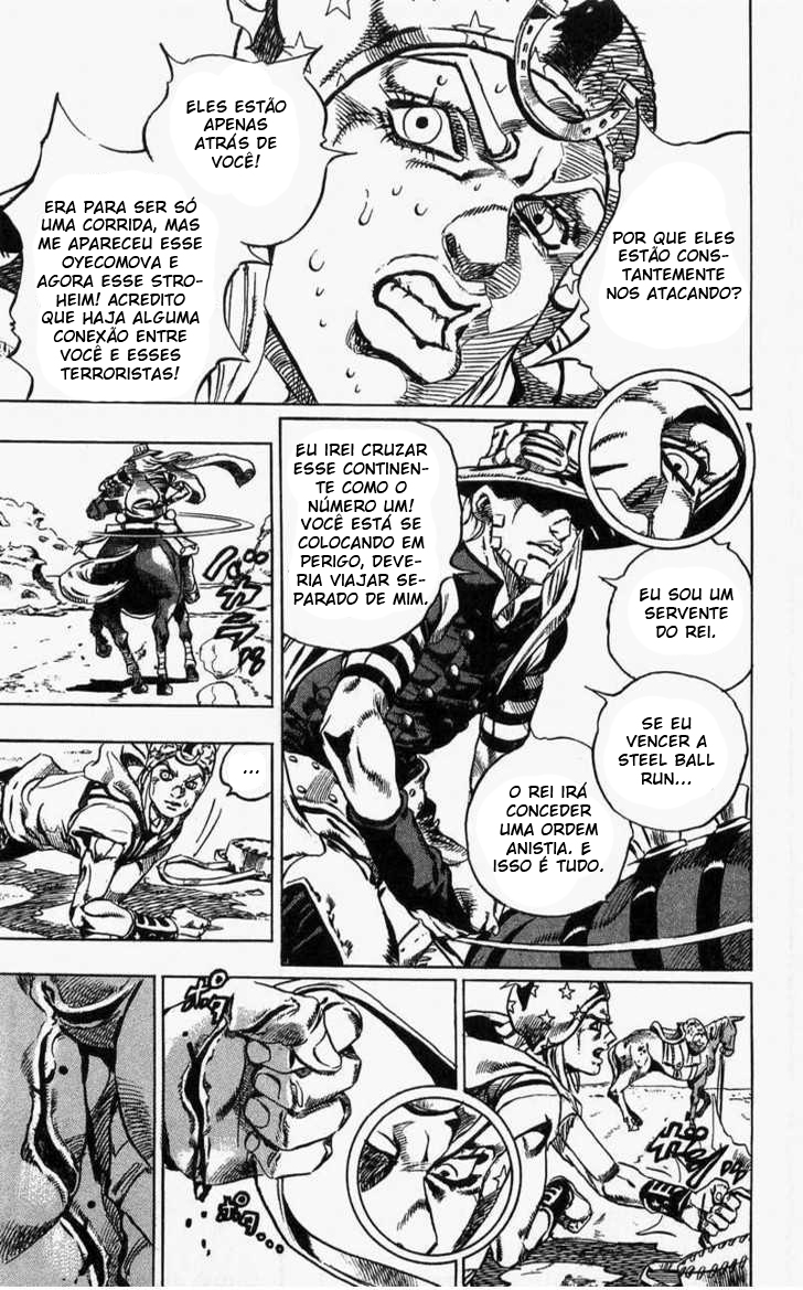 Read JoJo's Bizarre Adventure Part 7  Steel Ball Run PT-BR Manga Online