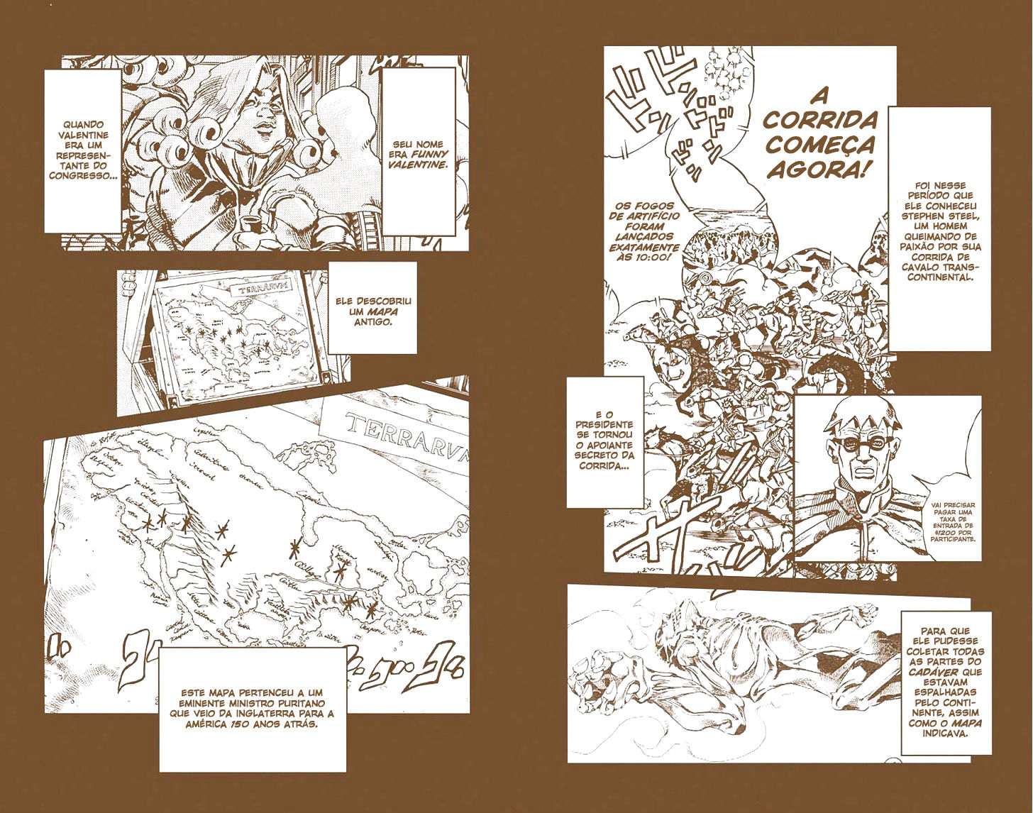 Read JoJo's Bizarre Adventure Part 7  Steel Ball Run PT-BR Manga Online