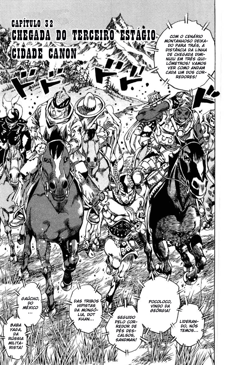 Read JoJo's Bizarre Adventure Part 7  Steel Ball Run PT-BR Manga Online