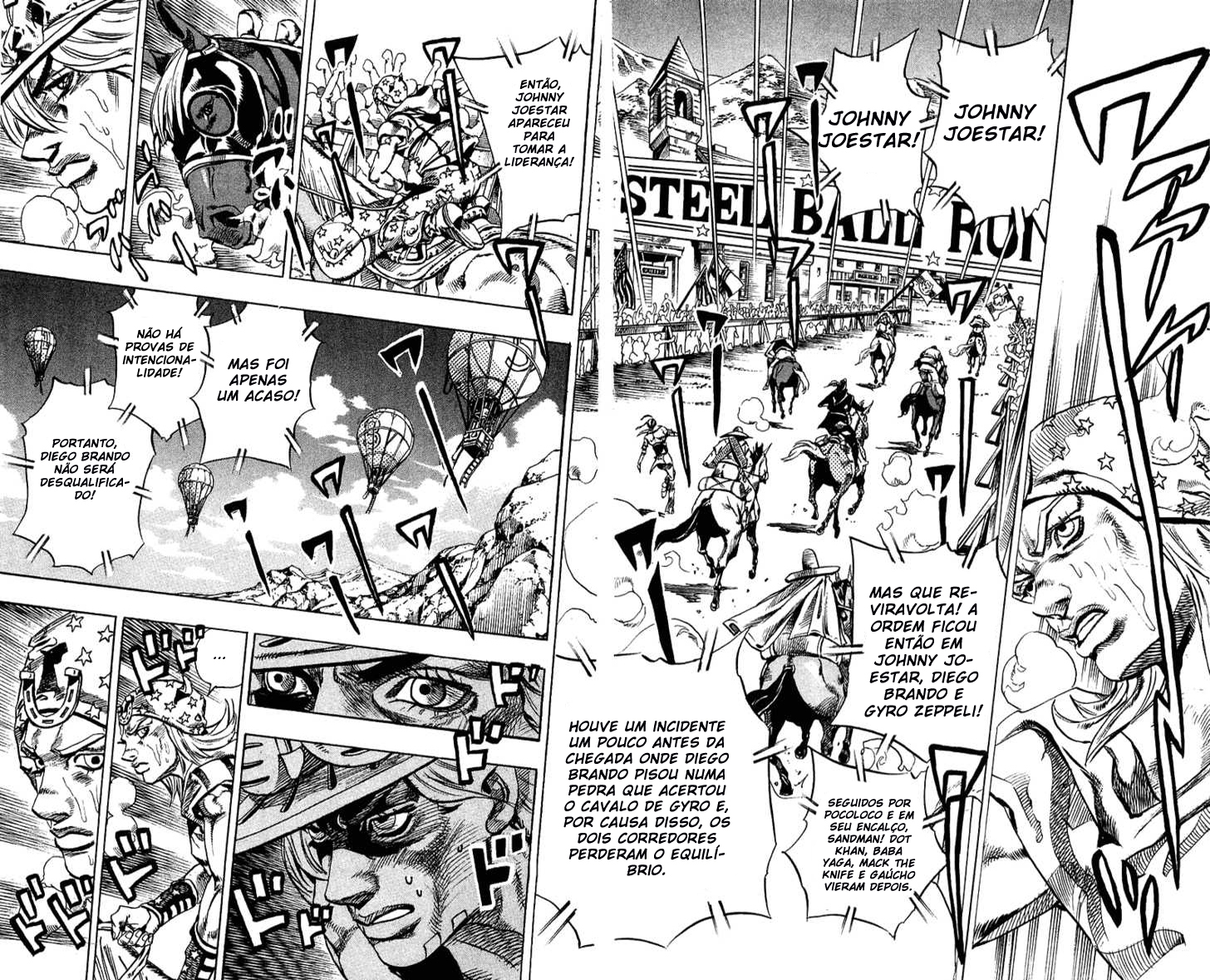 Read JoJo's Bizarre Adventure Part 7  Steel Ball Run PT-BR Manga Online
