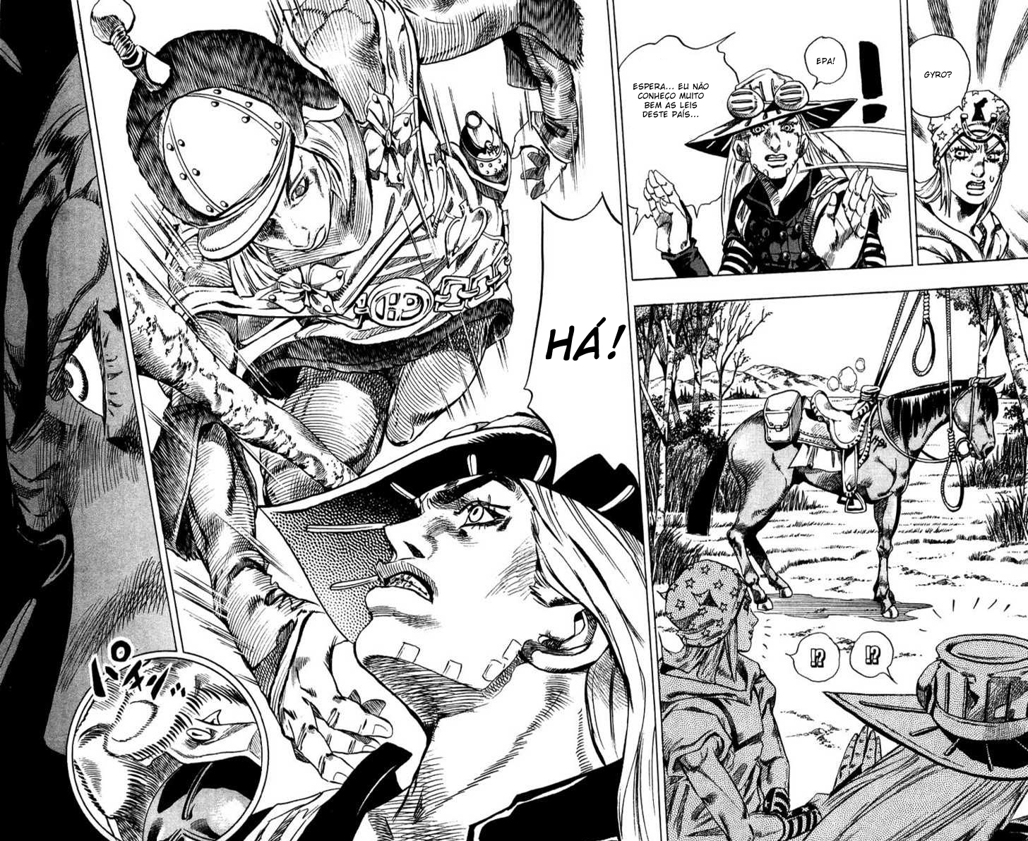 Read JoJo's Bizarre Adventure Part 7  Steel Ball Run PT-BR Manga Online
