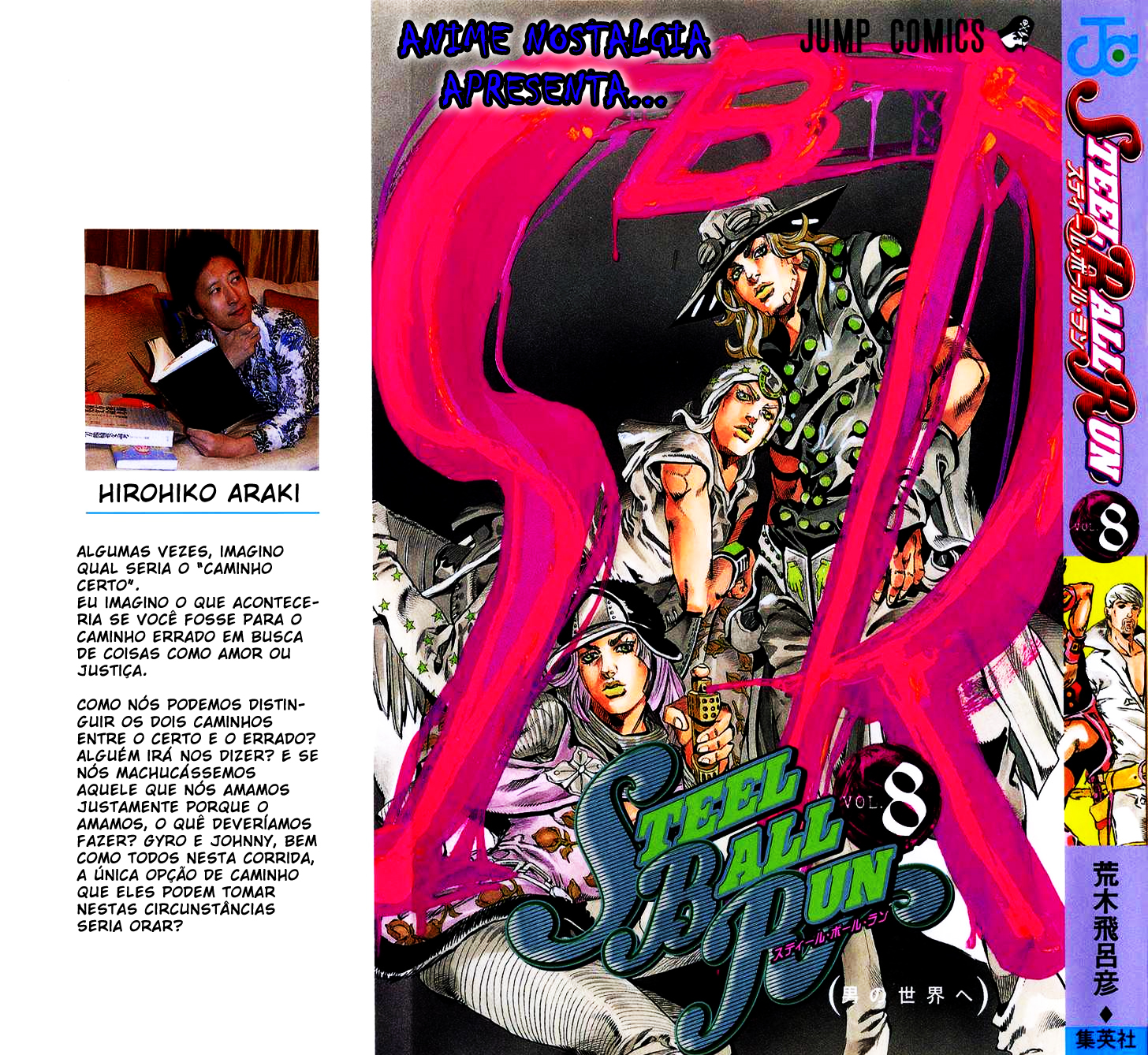 Read JoJo's Bizarre Adventure Part 7  Steel Ball Run PT-BR Manga Online