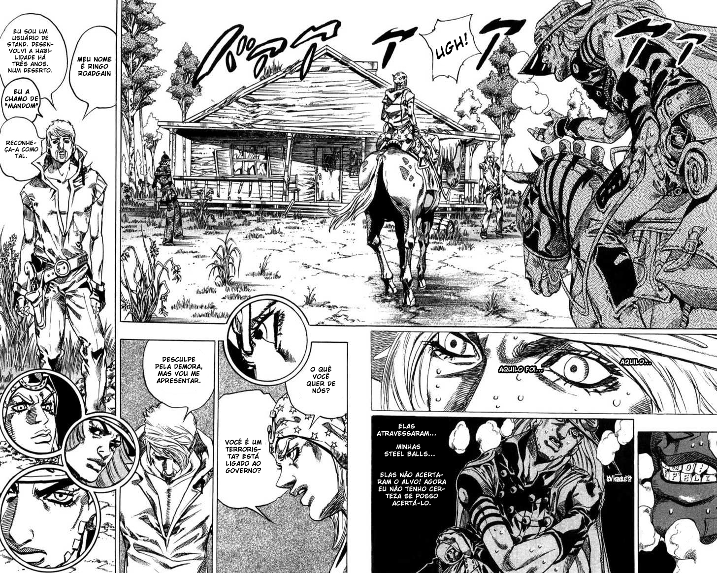 Read JoJo's Bizarre Adventure Part 7  Steel Ball Run PT-BR Manga Online