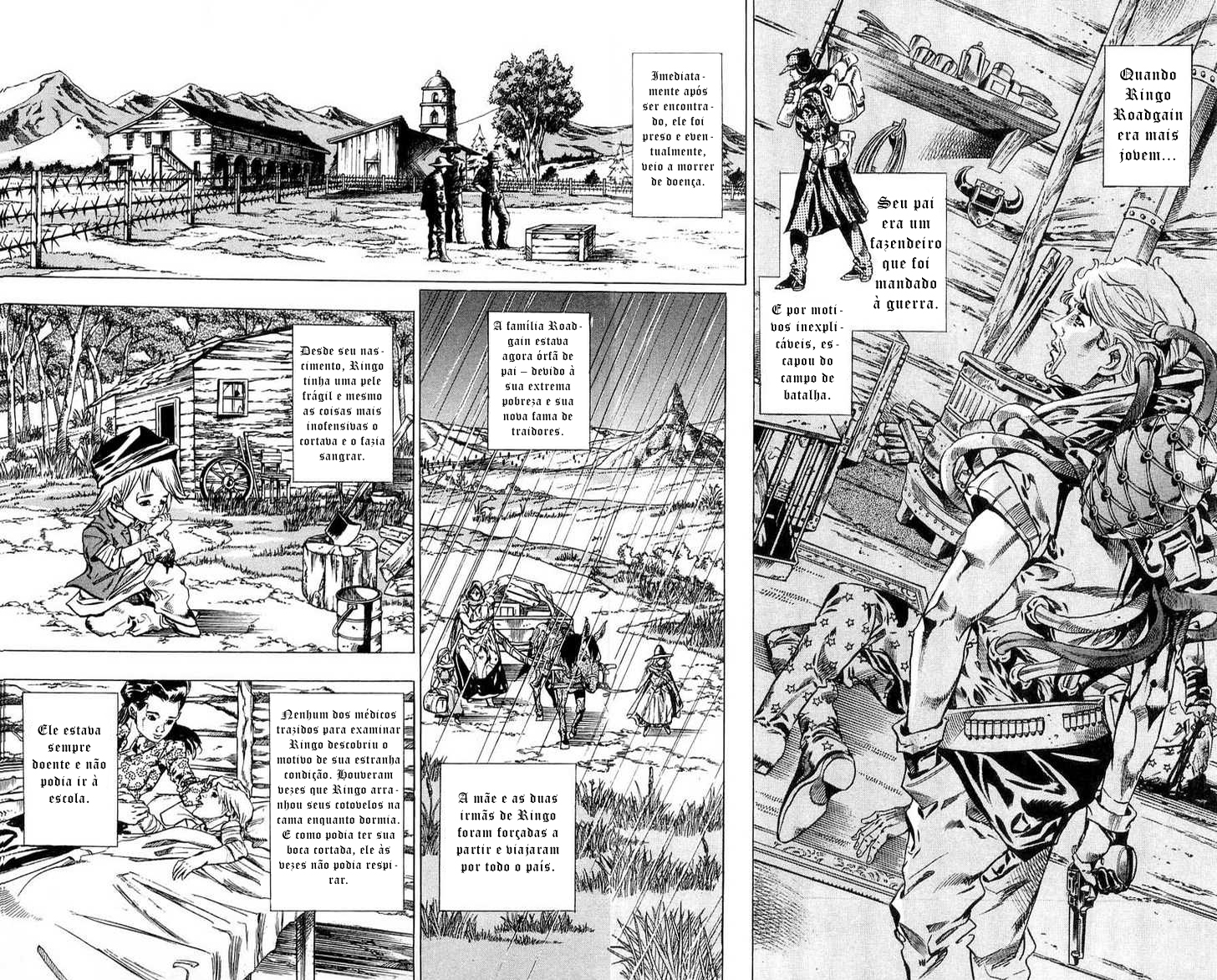 Read JoJo's Bizarre Adventure Part 7  Steel Ball Run PT-BR Manga Online