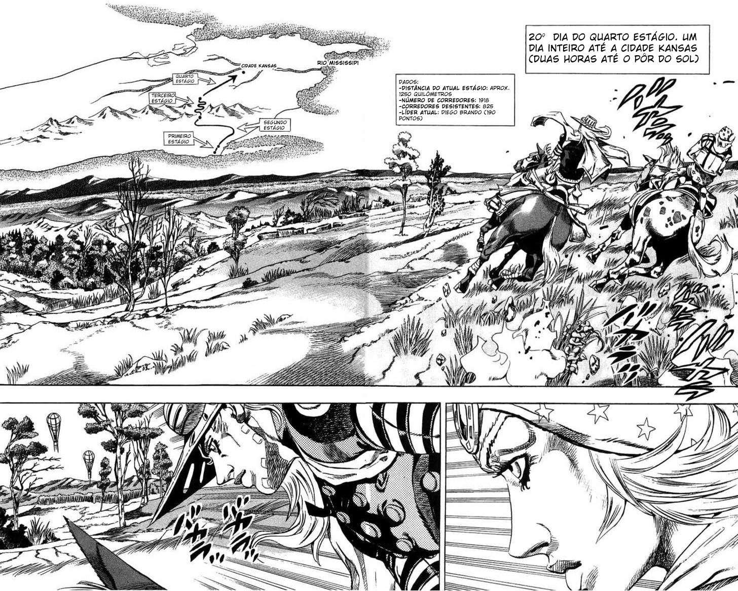 Read JoJo's Bizarre Adventure Part 7  Steel Ball Run PT-BR Manga Online