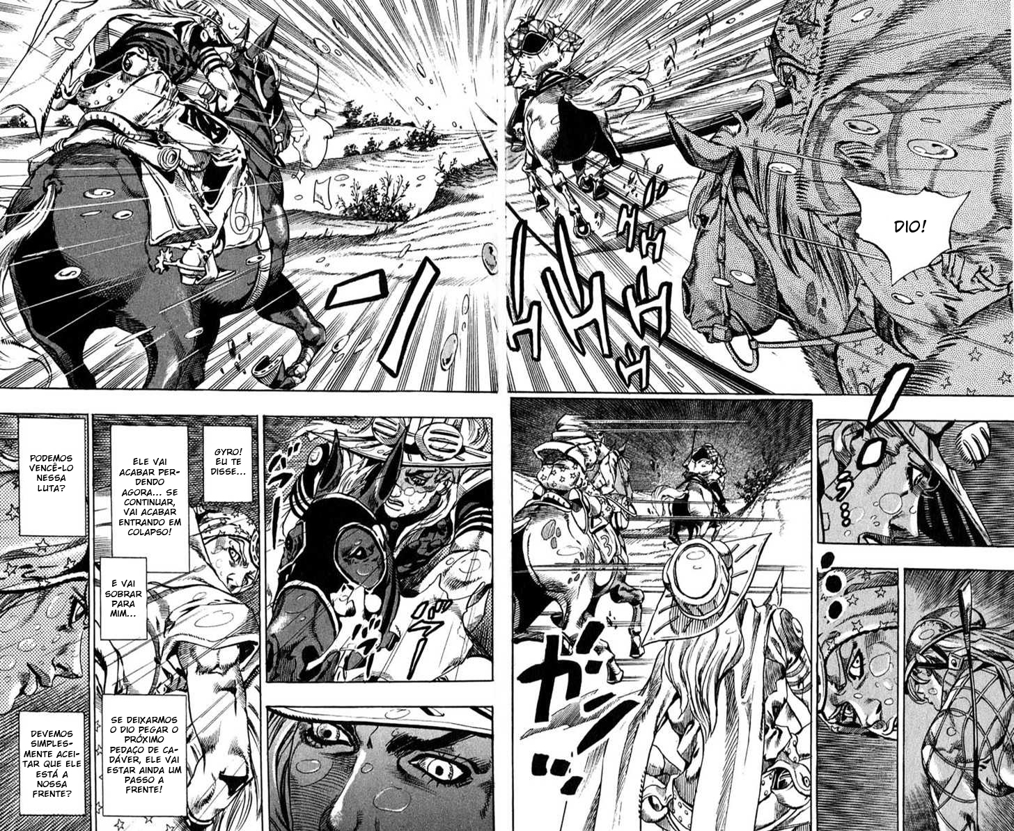Read JoJo's Bizarre Adventure Part 7  Steel Ball Run PT-BR Manga Online