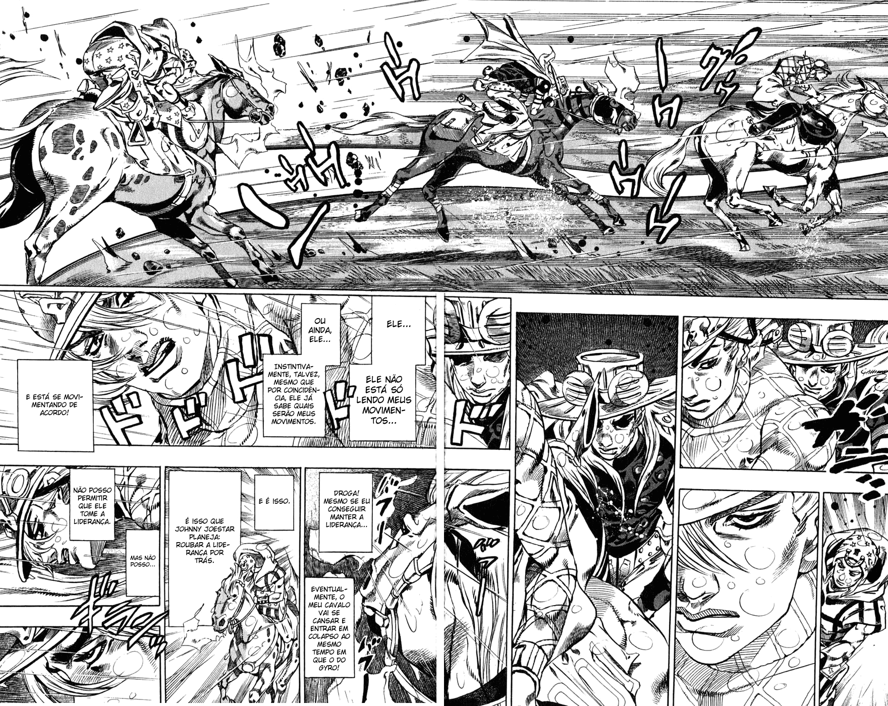 Read JoJo's Bizarre Adventure Part 7  Steel Ball Run PT-BR Manga Online