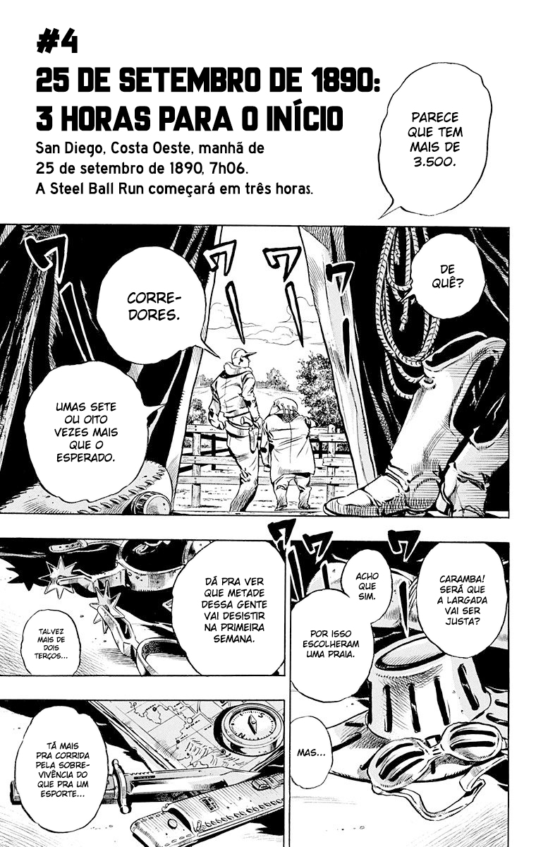 Read JoJo's Bizarre Adventure Part 7  Steel Ball Run PT-BR Manga Online