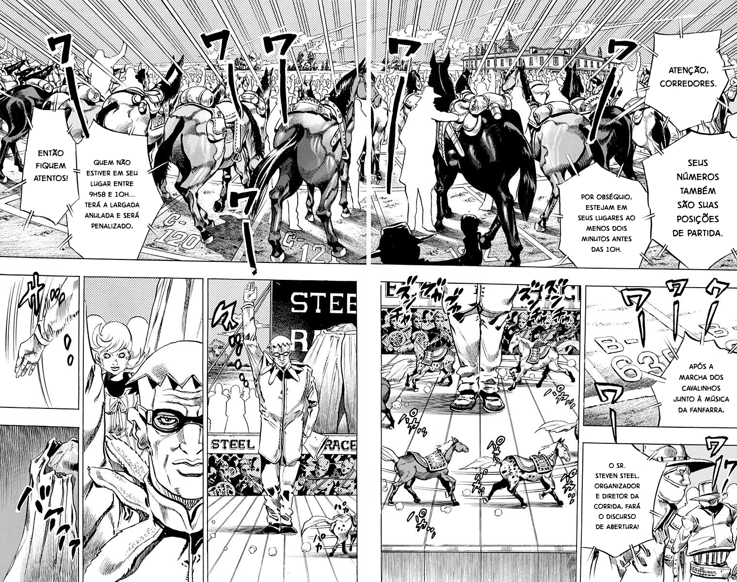 Read JoJo's Bizarre Adventure Part 7  Steel Ball Run PT-BR Manga Online