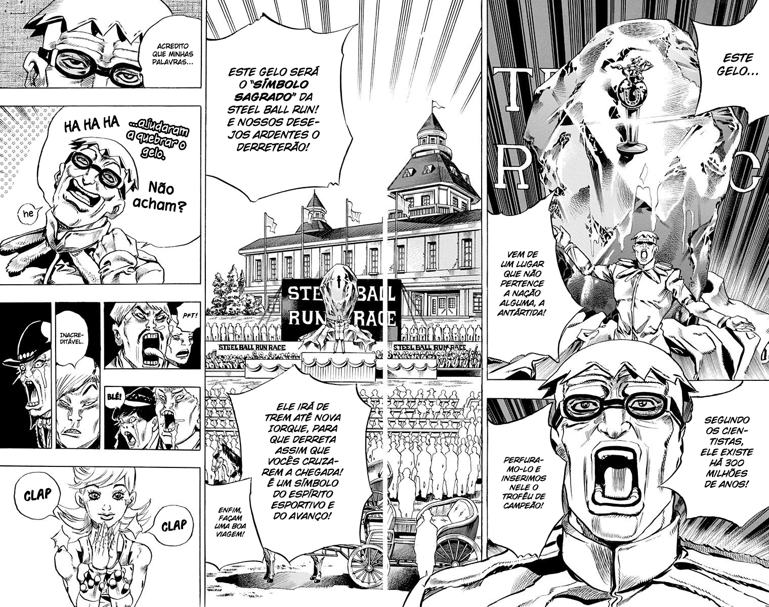Read JoJo's Bizarre Adventure Part 7  Steel Ball Run PT-BR Manga Online