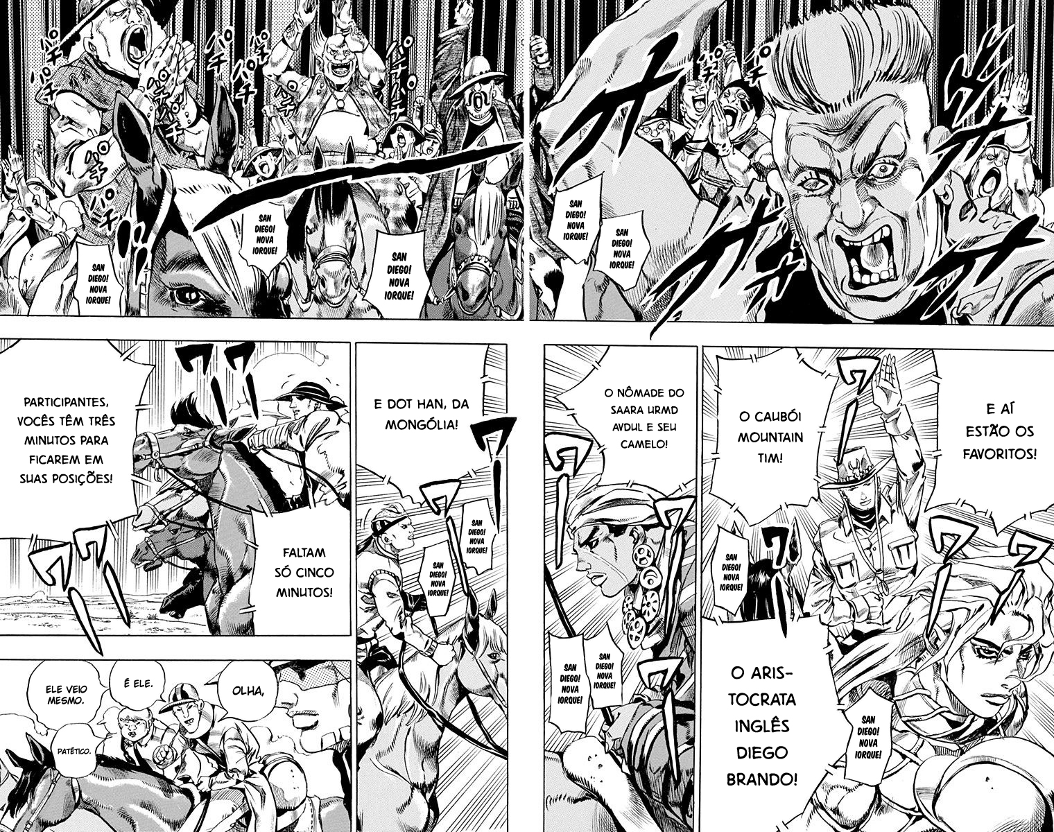 Read JoJo's Bizarre Adventure Part 7  Steel Ball Run PT-BR Manga Online