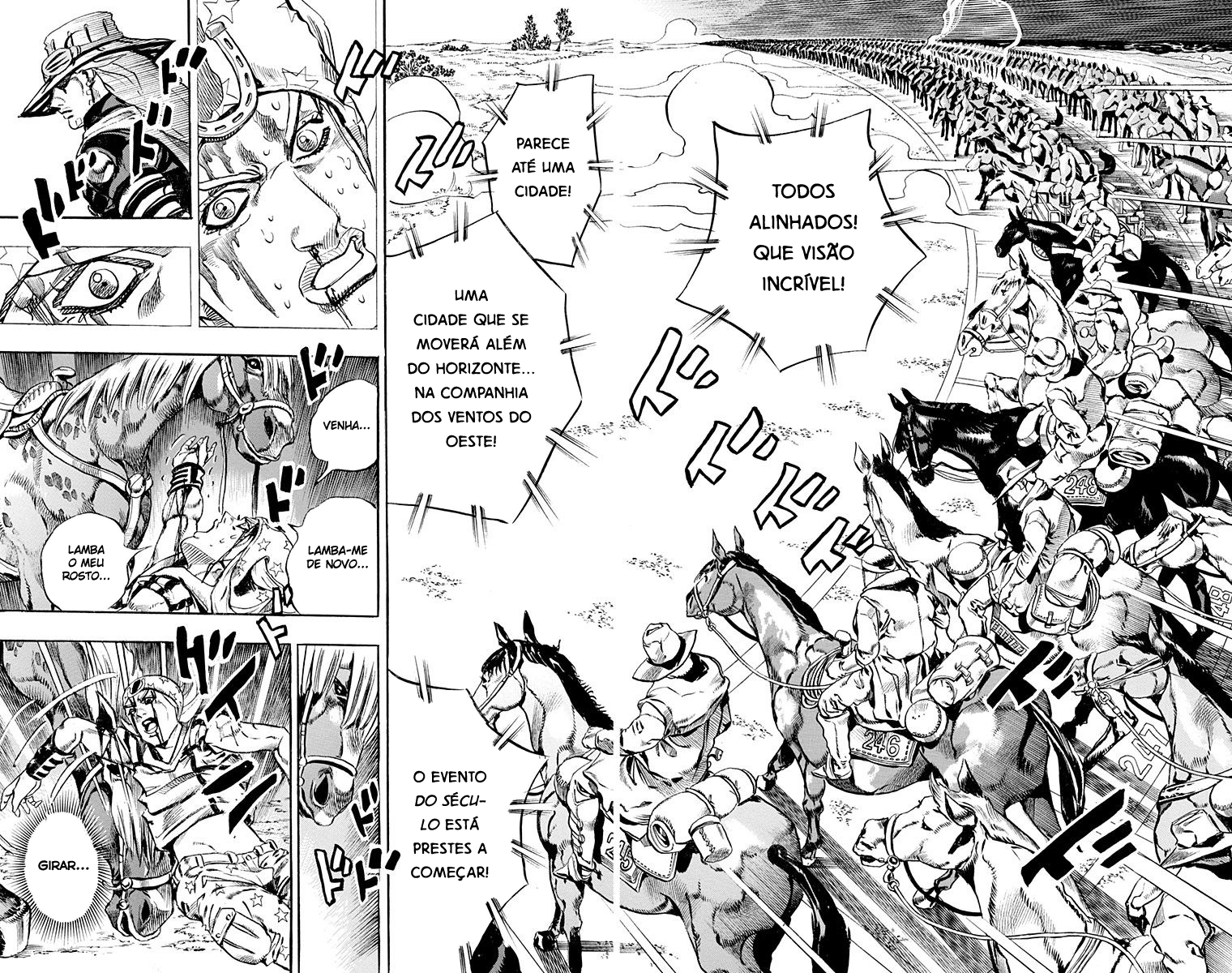 Read JoJo's Bizarre Adventure Part 7  Steel Ball Run PT-BR Manga Online