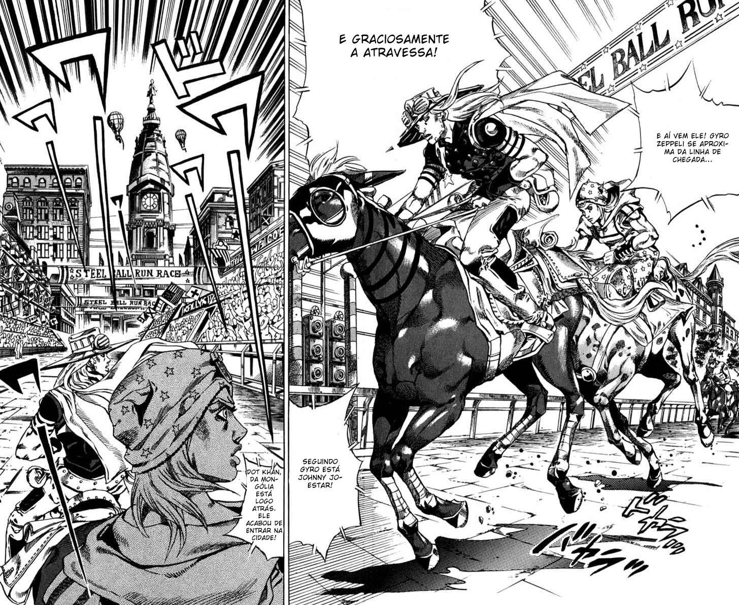 Read JoJo's Bizarre Adventure Part 7  Steel Ball Run PT-BR Manga Online