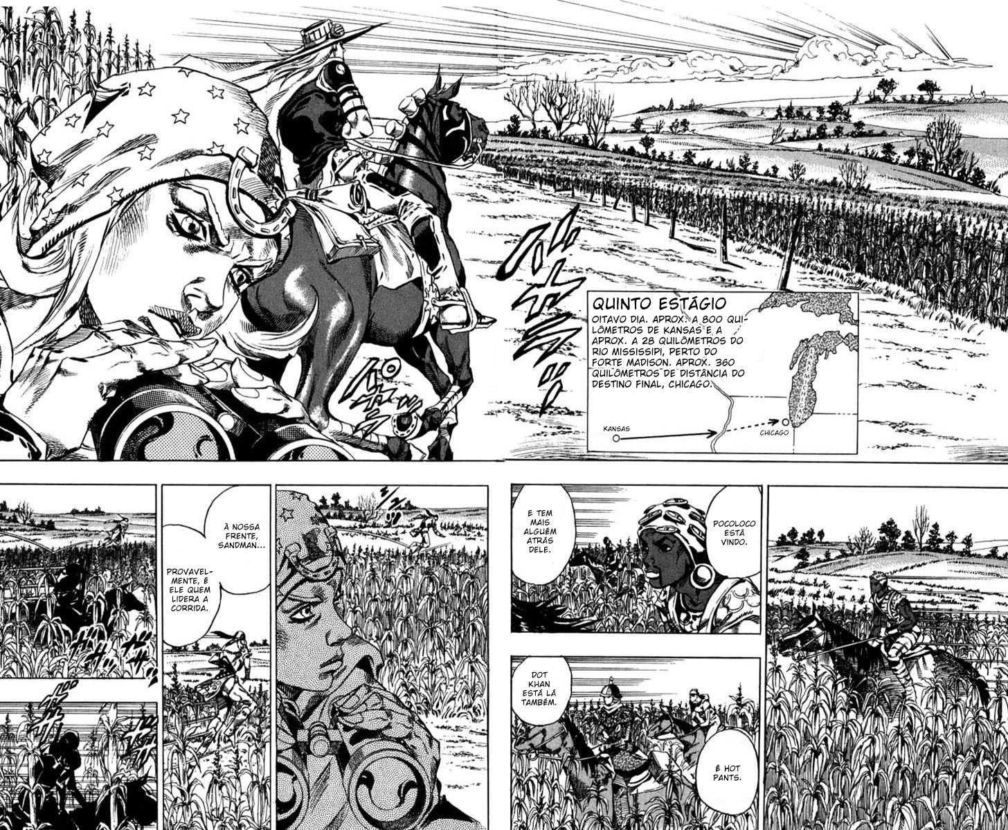 Read JoJo's Bizarre Adventure Part 7  Steel Ball Run PT-BR Manga Online