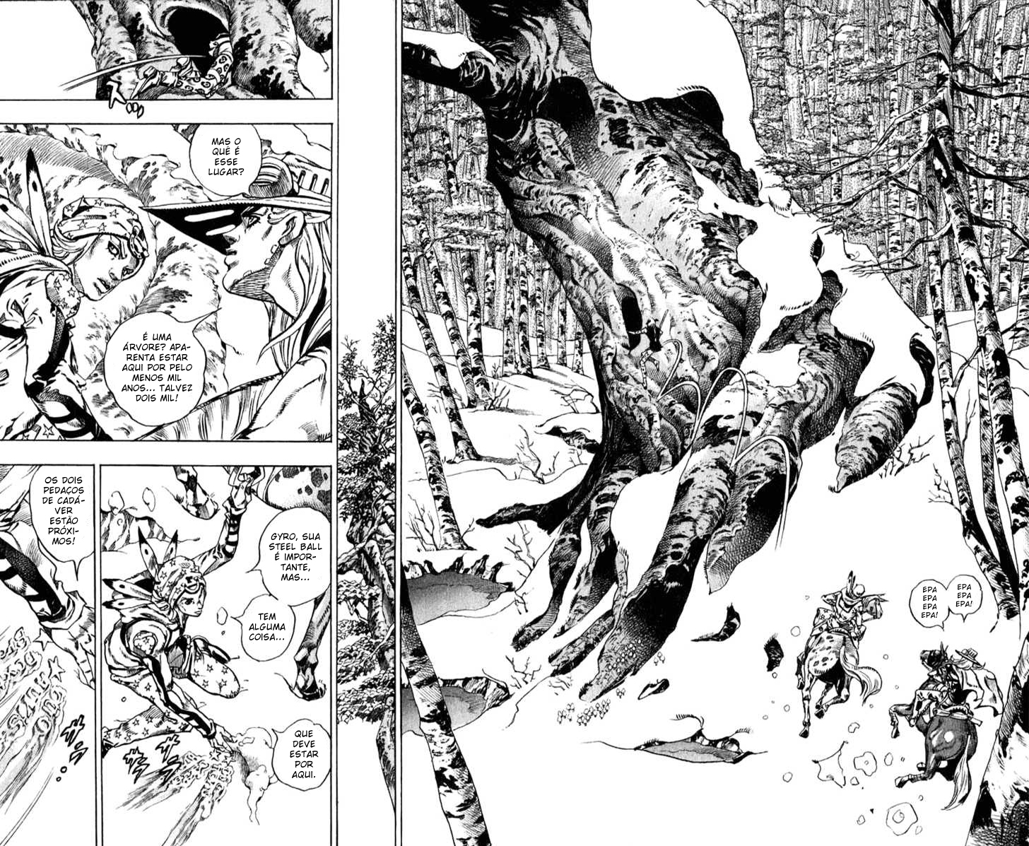 Read JoJo's Bizarre Adventure Part 7  Steel Ball Run PT-BR Manga Online