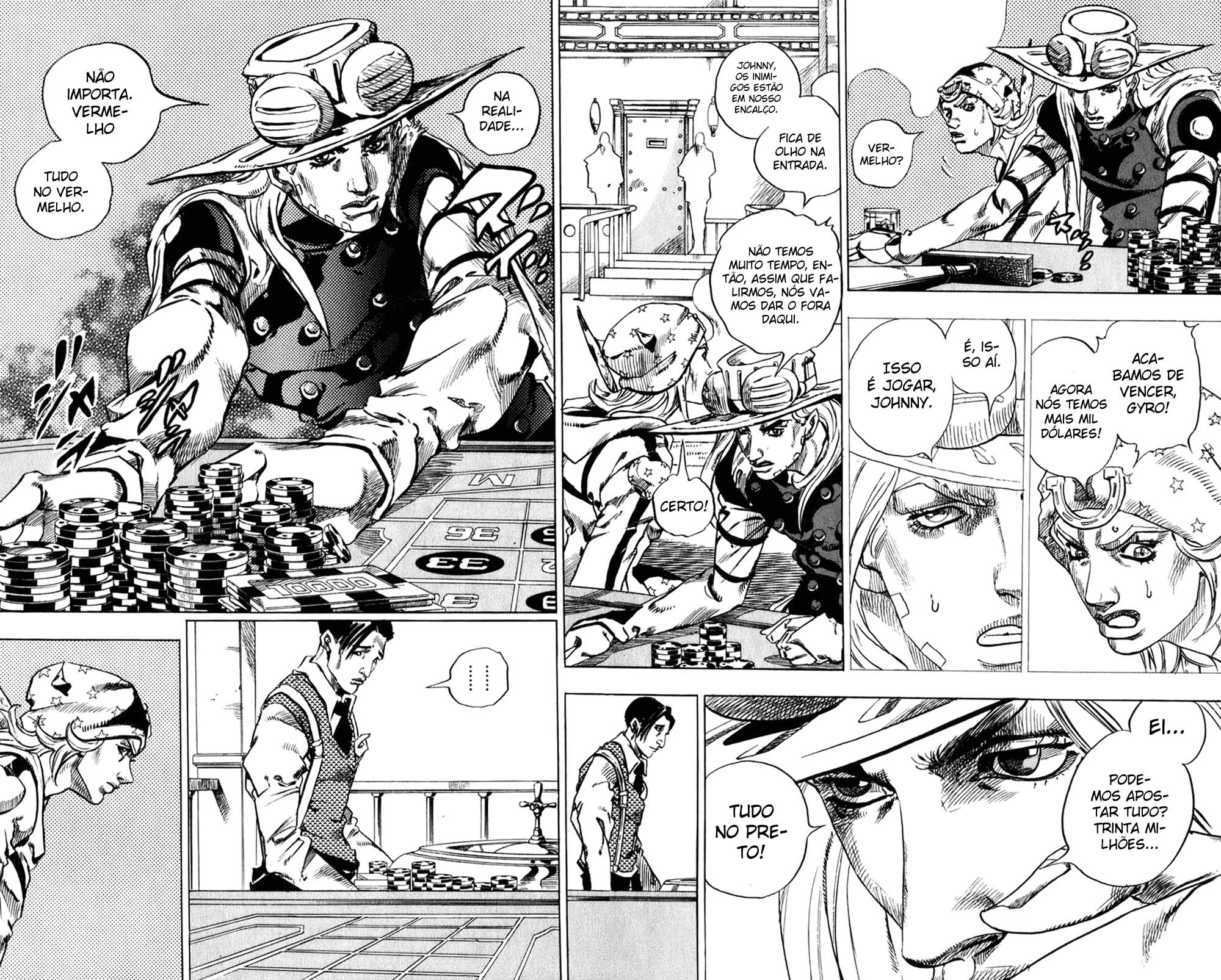 Read JoJo's Bizarre Adventure Part 7  Steel Ball Run PT-BR Manga Online
