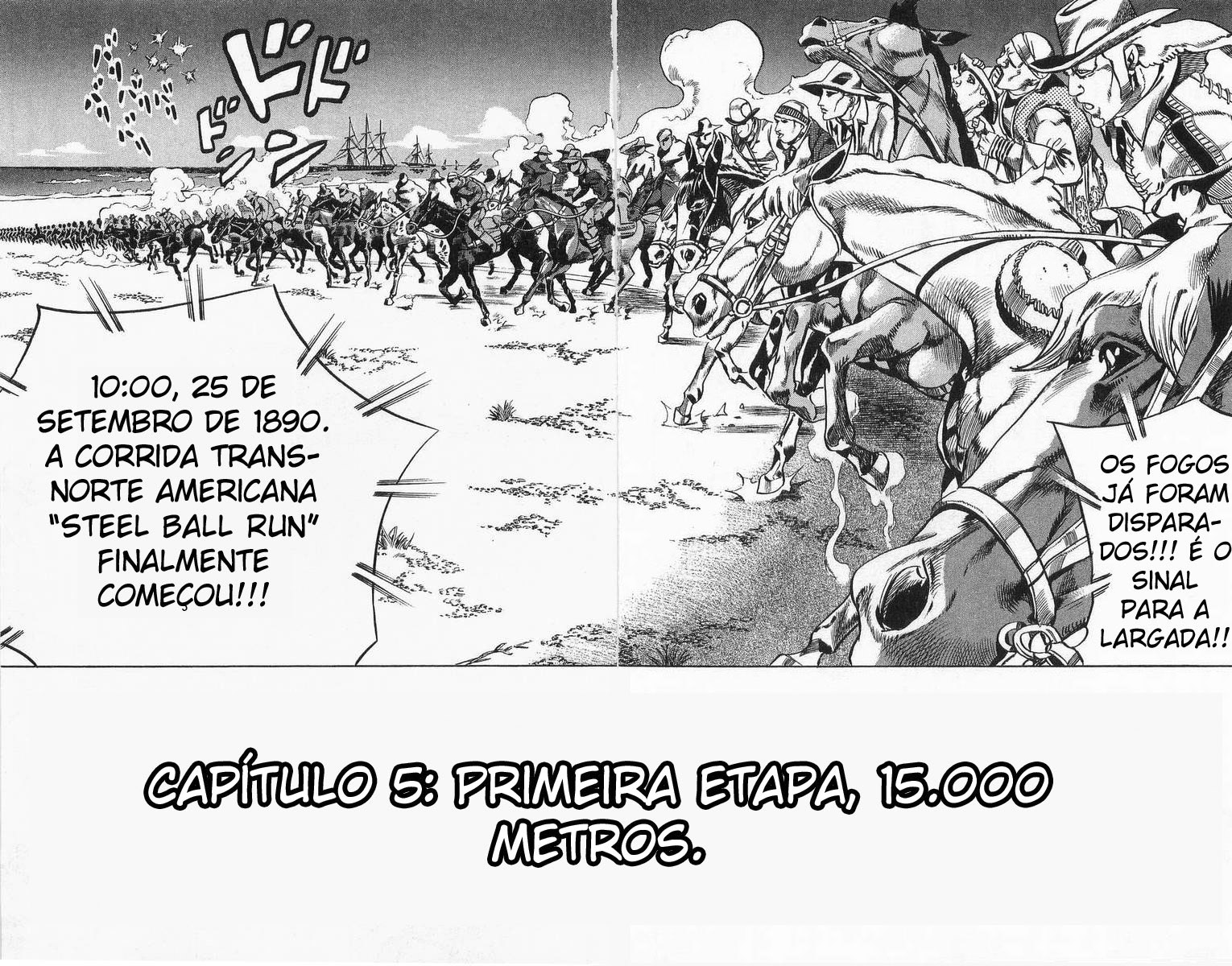 Read JoJo's Bizarre Adventure Part 7  Steel Ball Run PT-BR Manga Online