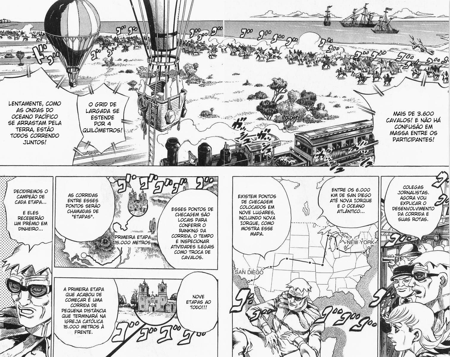 Read JoJo's Bizarre Adventure Part 7  Steel Ball Run PT-BR Manga Online